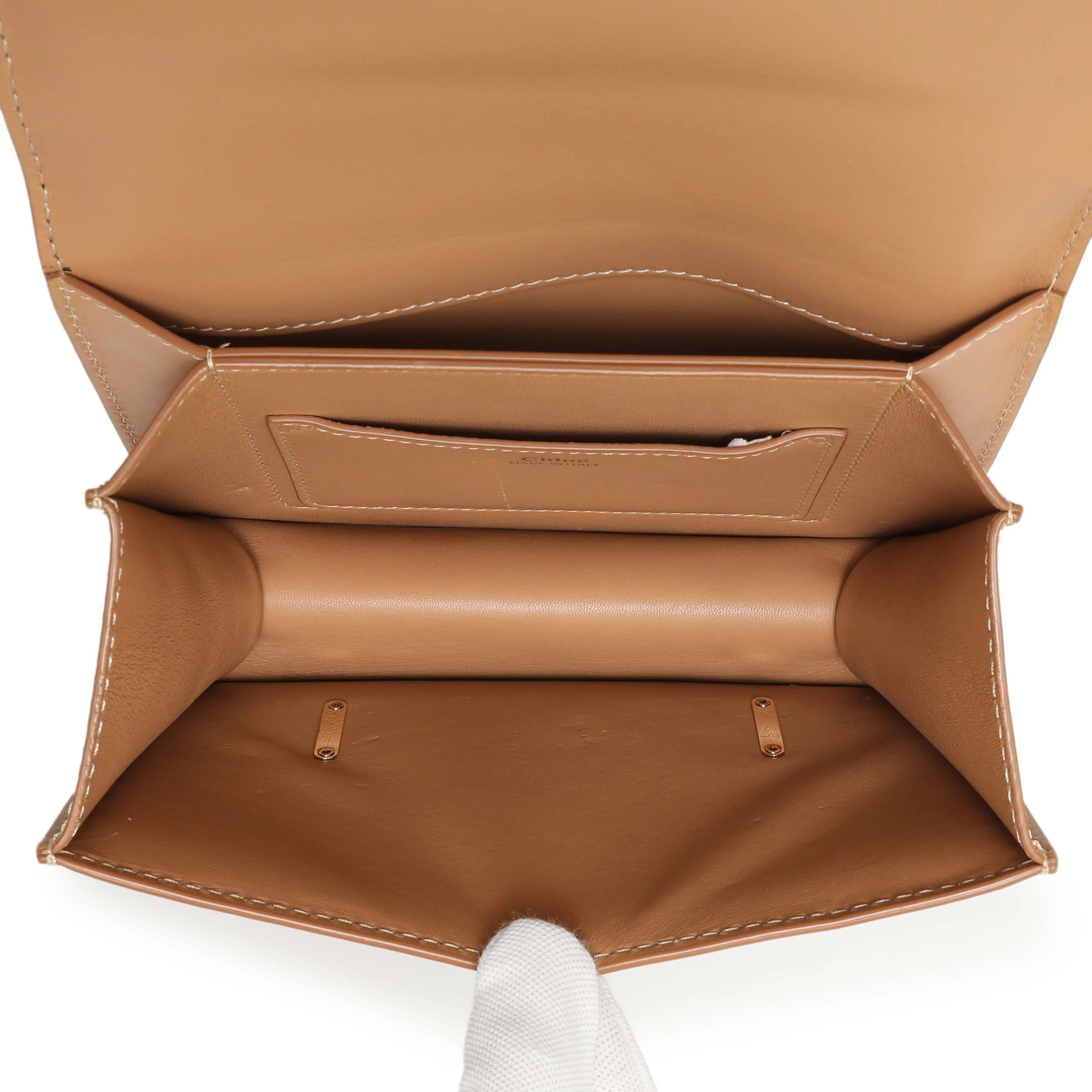 Chloe Light Brown Calfskin Kattie Crossbody - Image 4