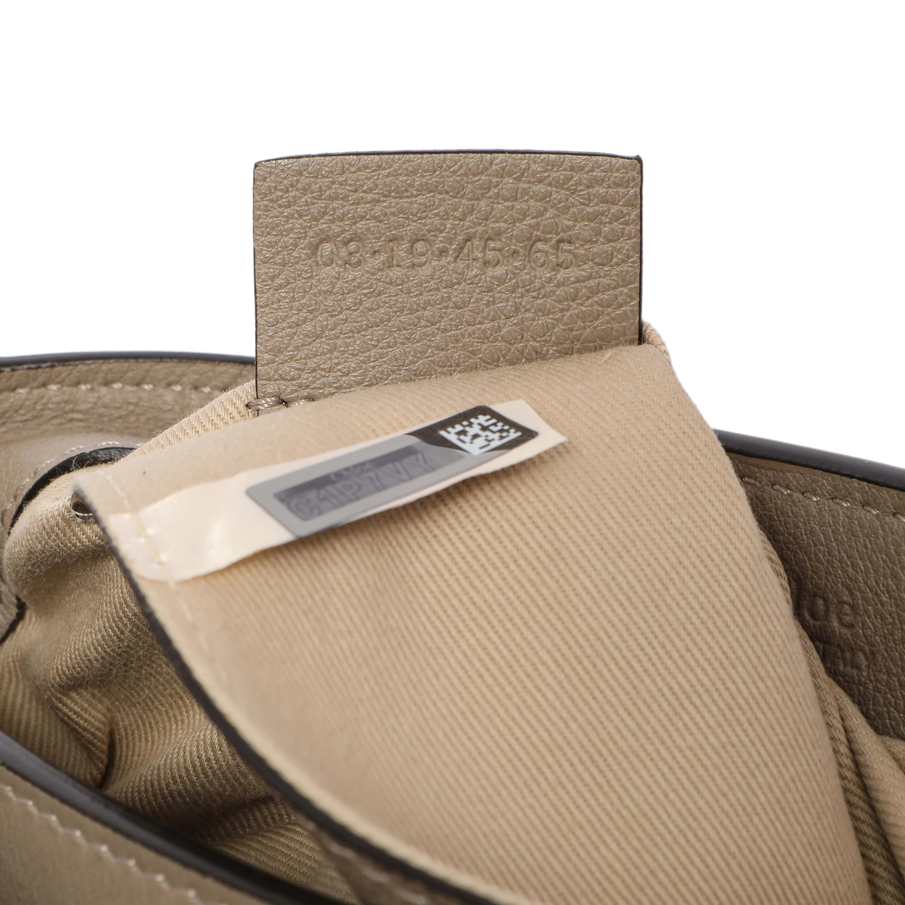 Chloe Motty Grey Calfskin Mini Faye Day Shoulder Bag - Image 6