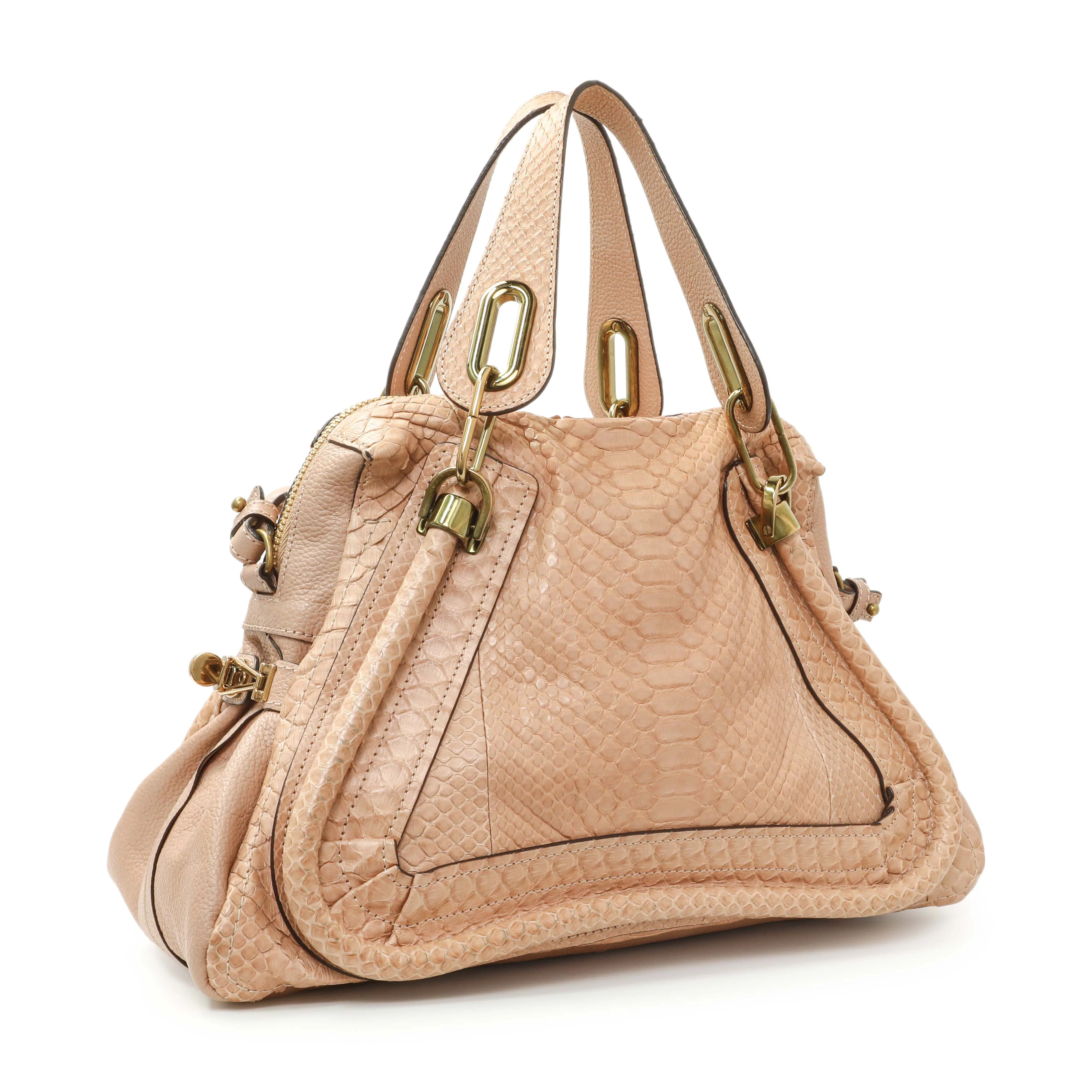 Chloe Nude Python Medium Paraty - Image 2