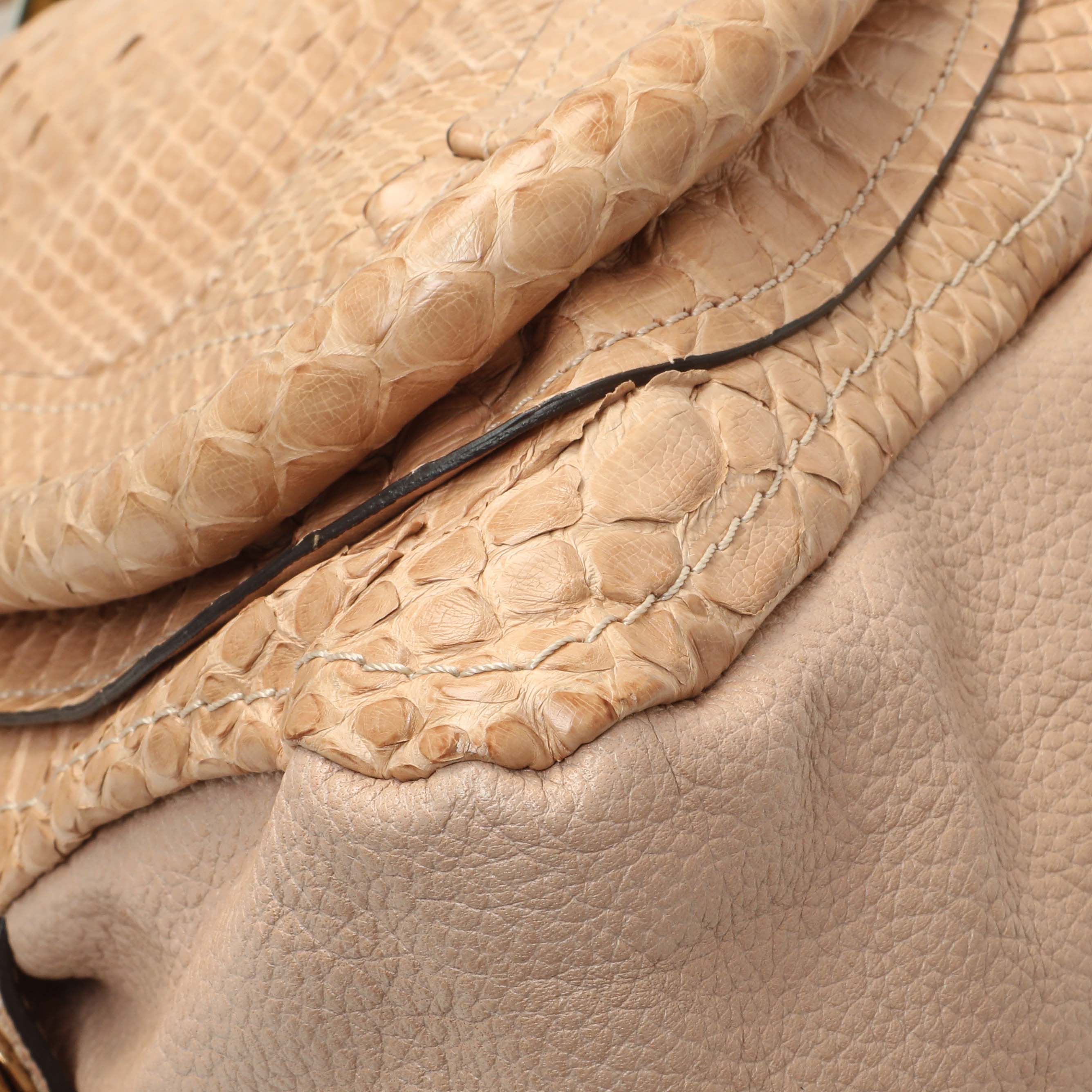 Chloe Nude Python Medium Paraty - Image 4