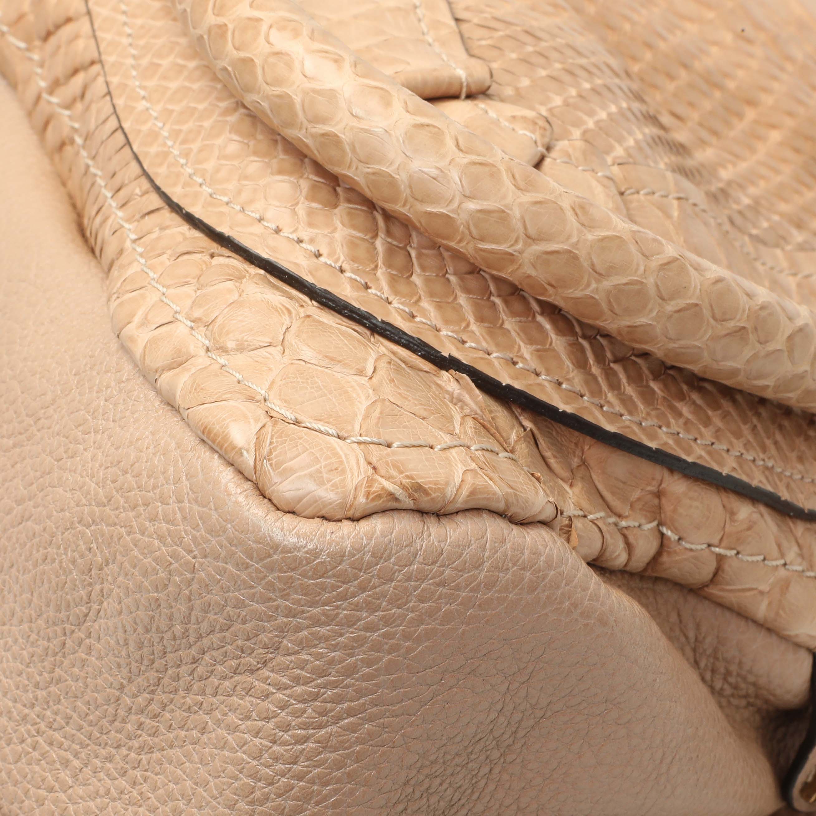 Chloe Nude Python Medium Paraty - Image 6