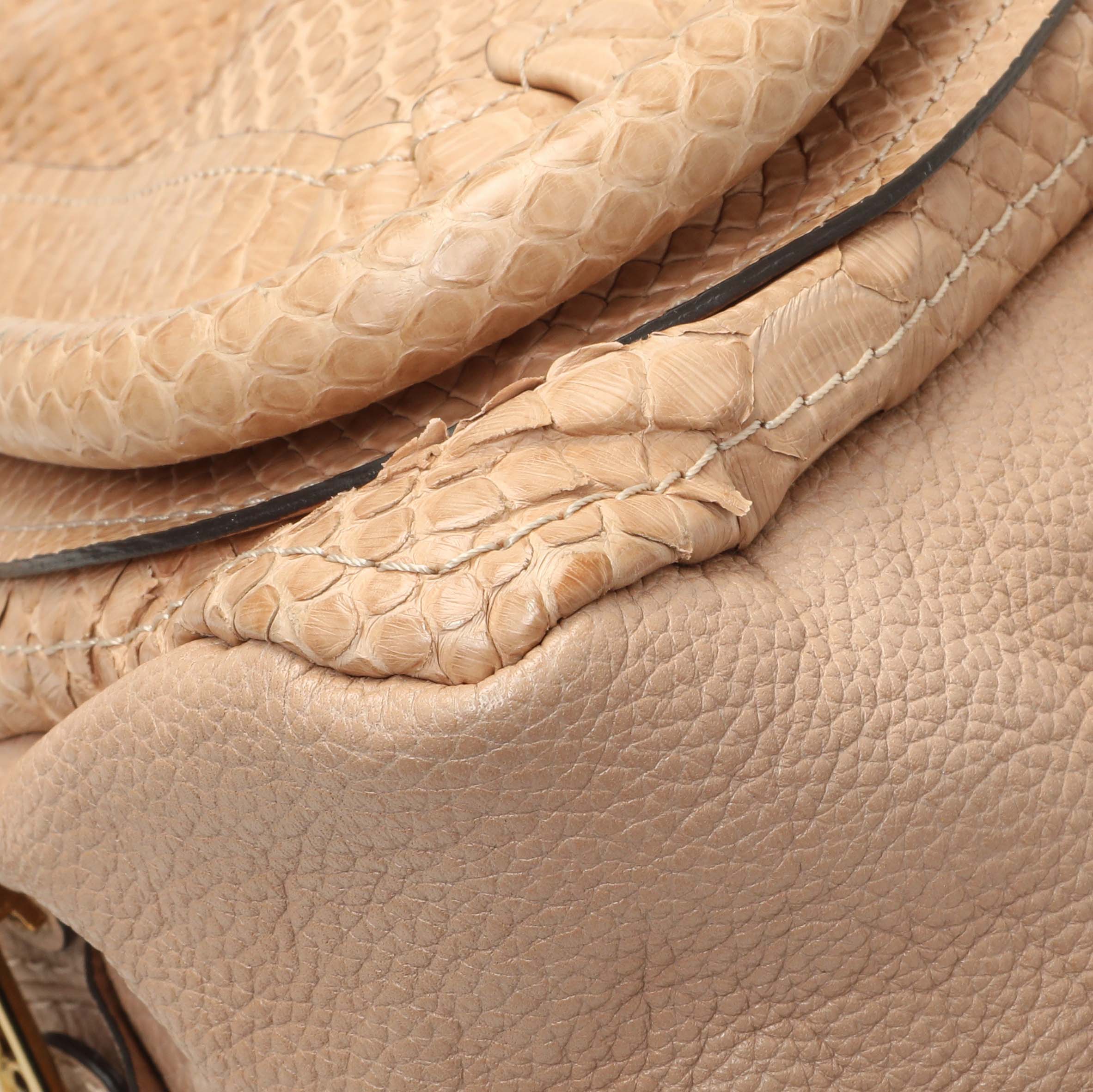 Chloe Nude Python Medium Paraty - Image 7