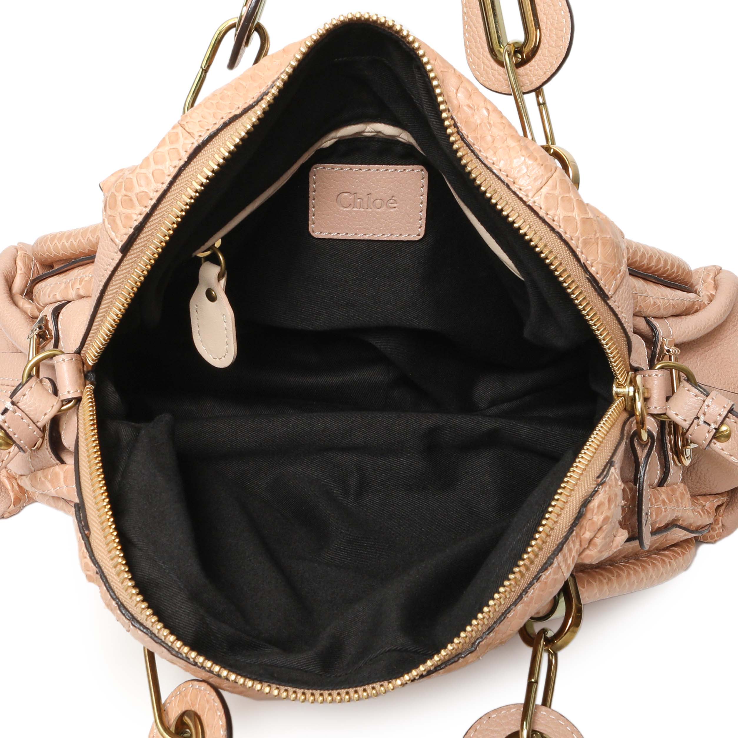 Chloe Nude Python Medium Paraty - Image 8
