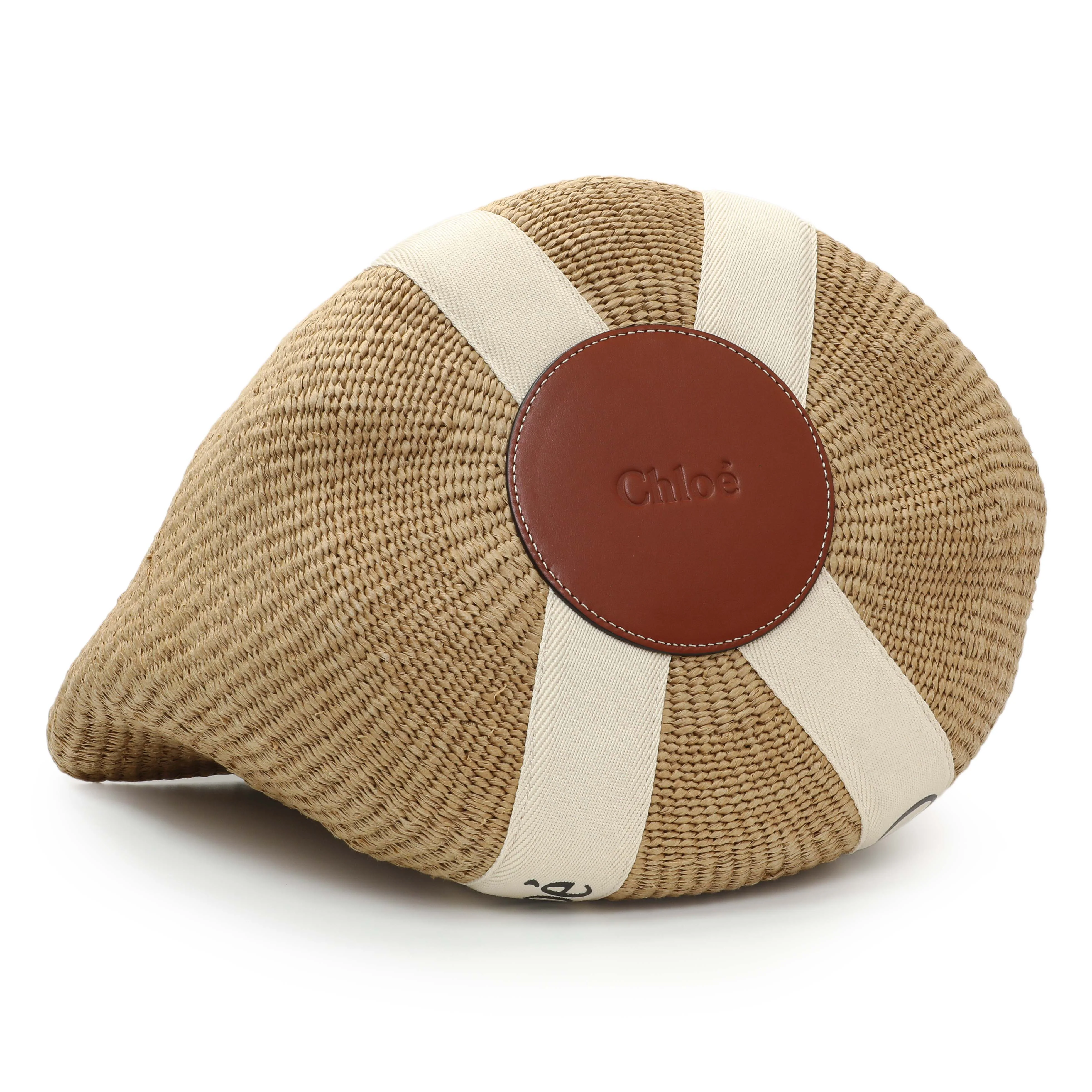 Chloe Raffia Large Woody Basket Bag - Image 3