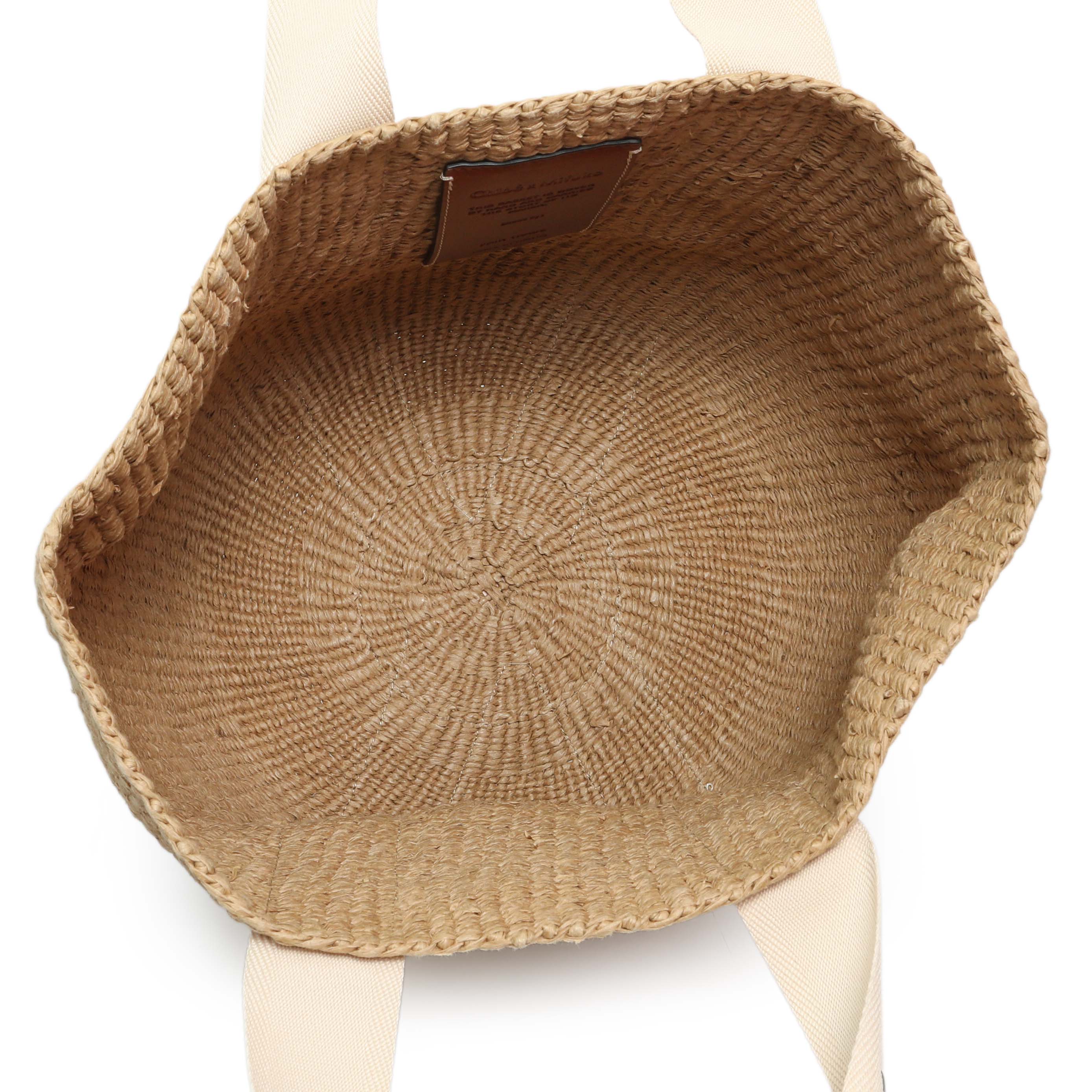Chloe Raffia Large Woody Basket Bag - Image 5
