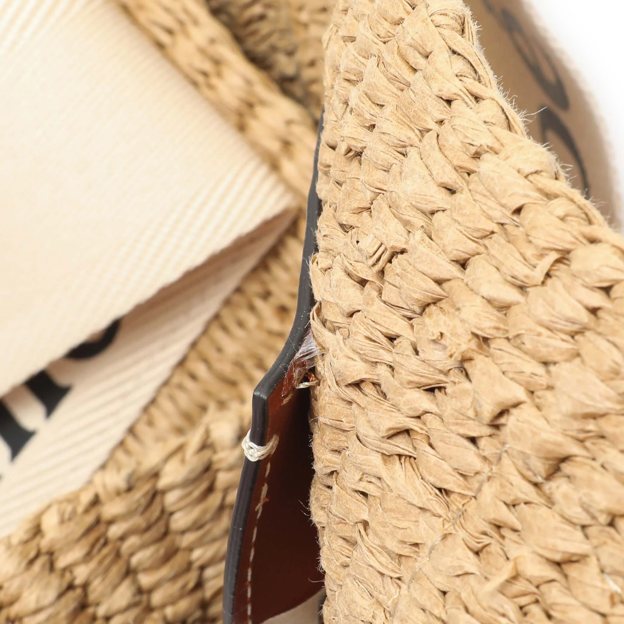 Chloe Raffia Large Woody Basket Bag - Image 8