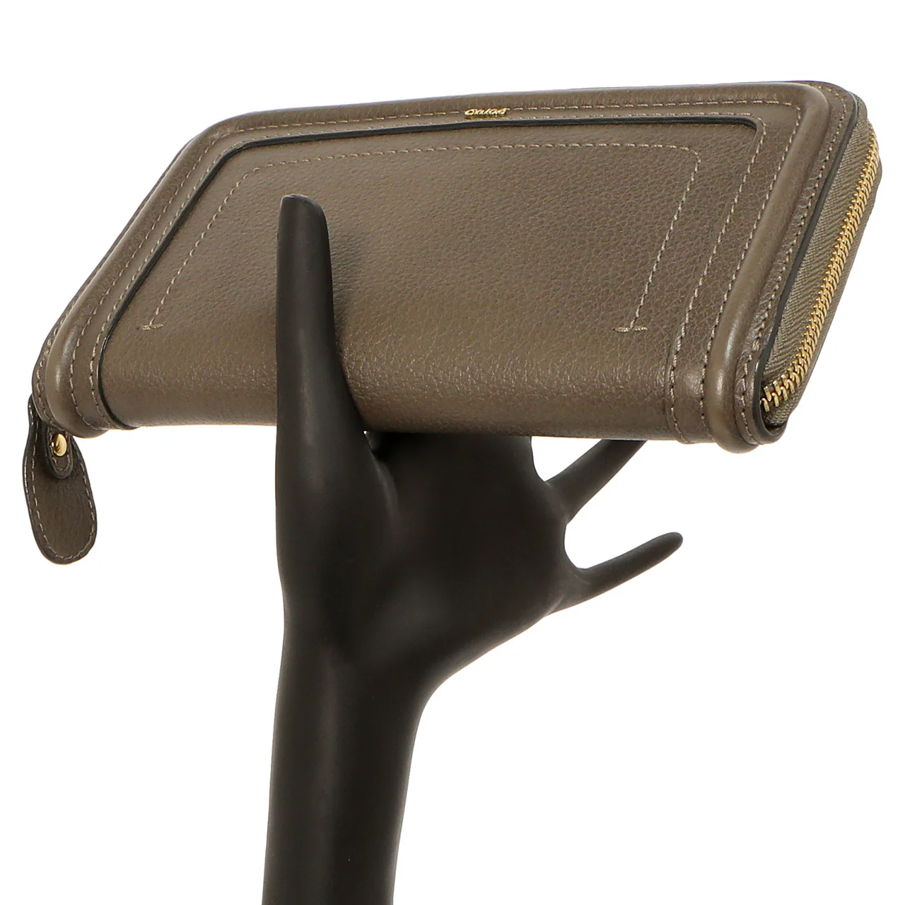 Chloe Rock Calfskin Paraty Long Zip Around Wallet - Image 11