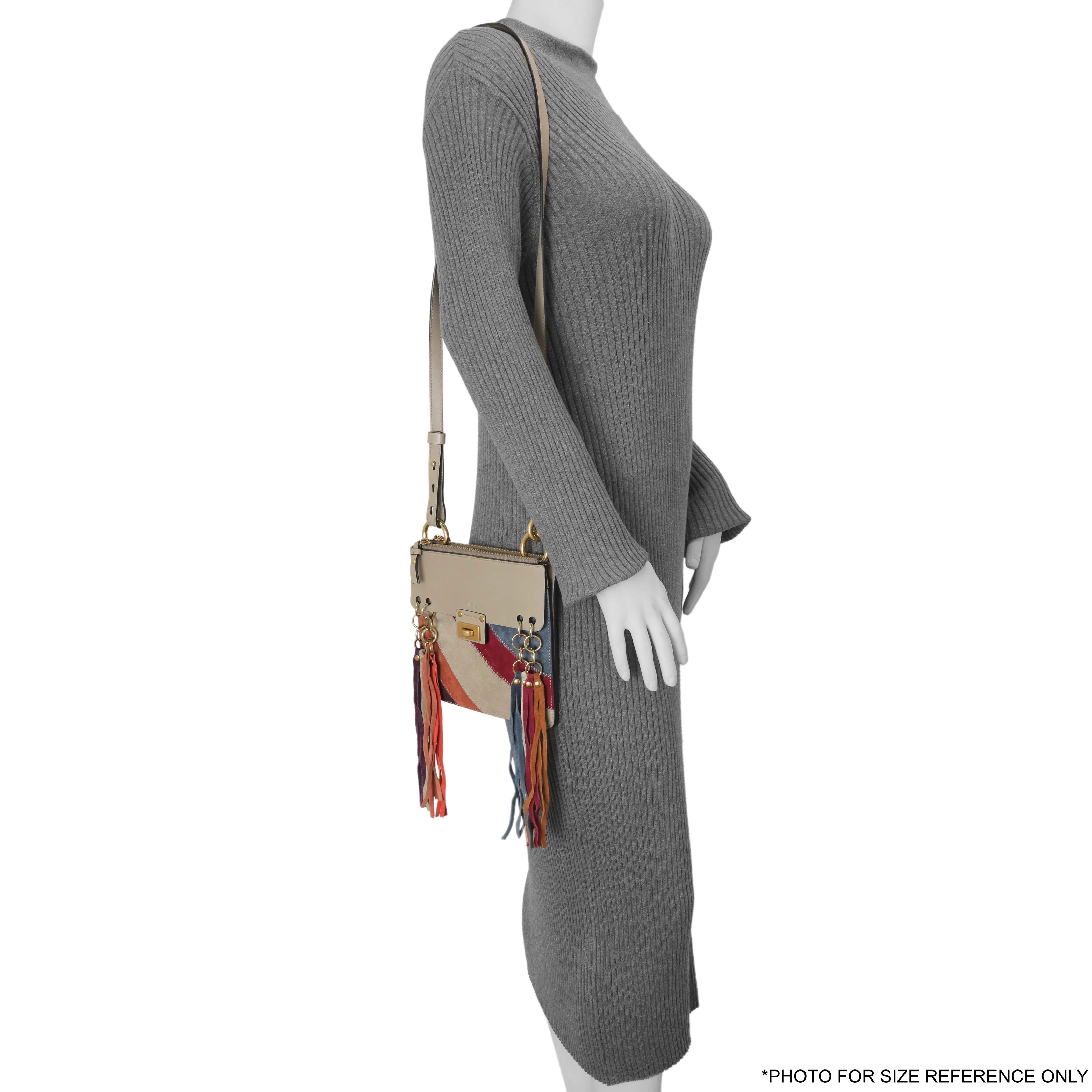 Chloe Suede Small Jane Fringe Bag - Image 10