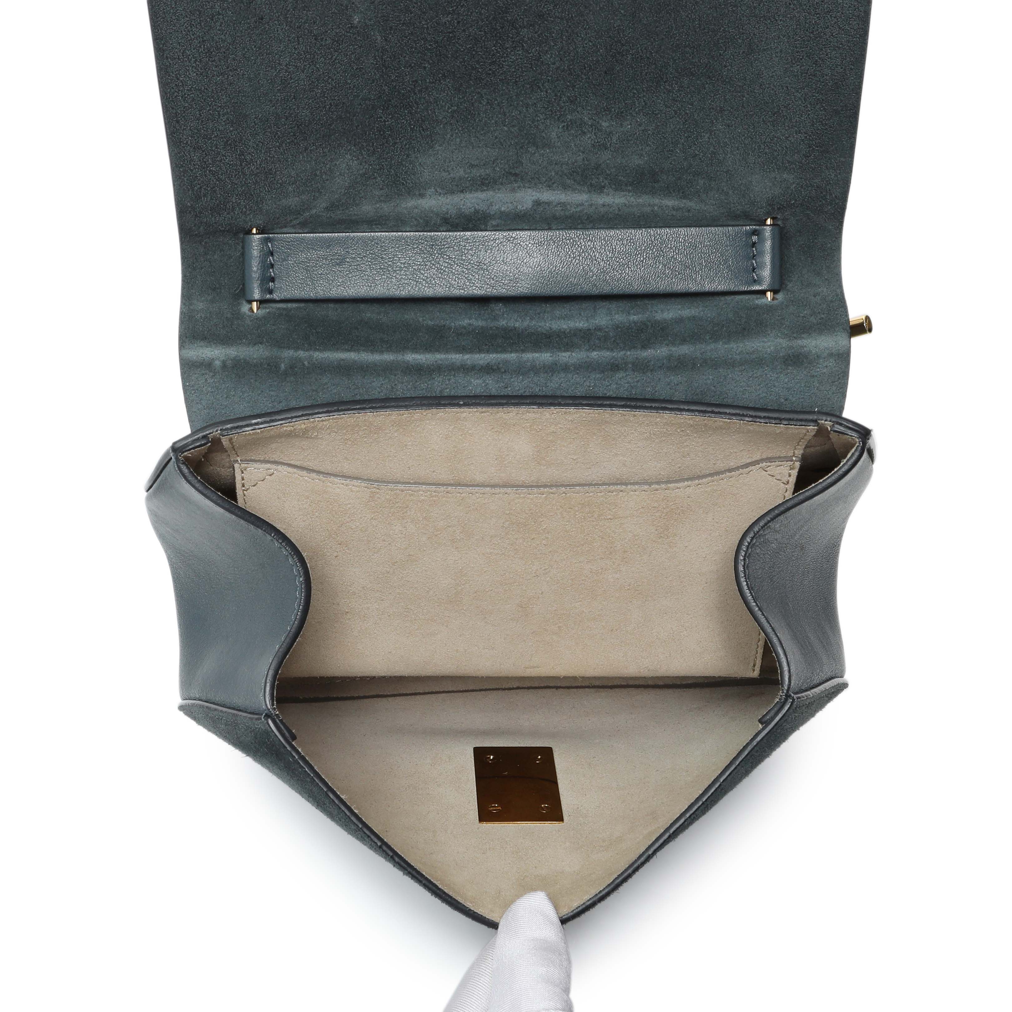 Chloe Suede Smooth Calfskin Drew Shoulder Bag - Image 4