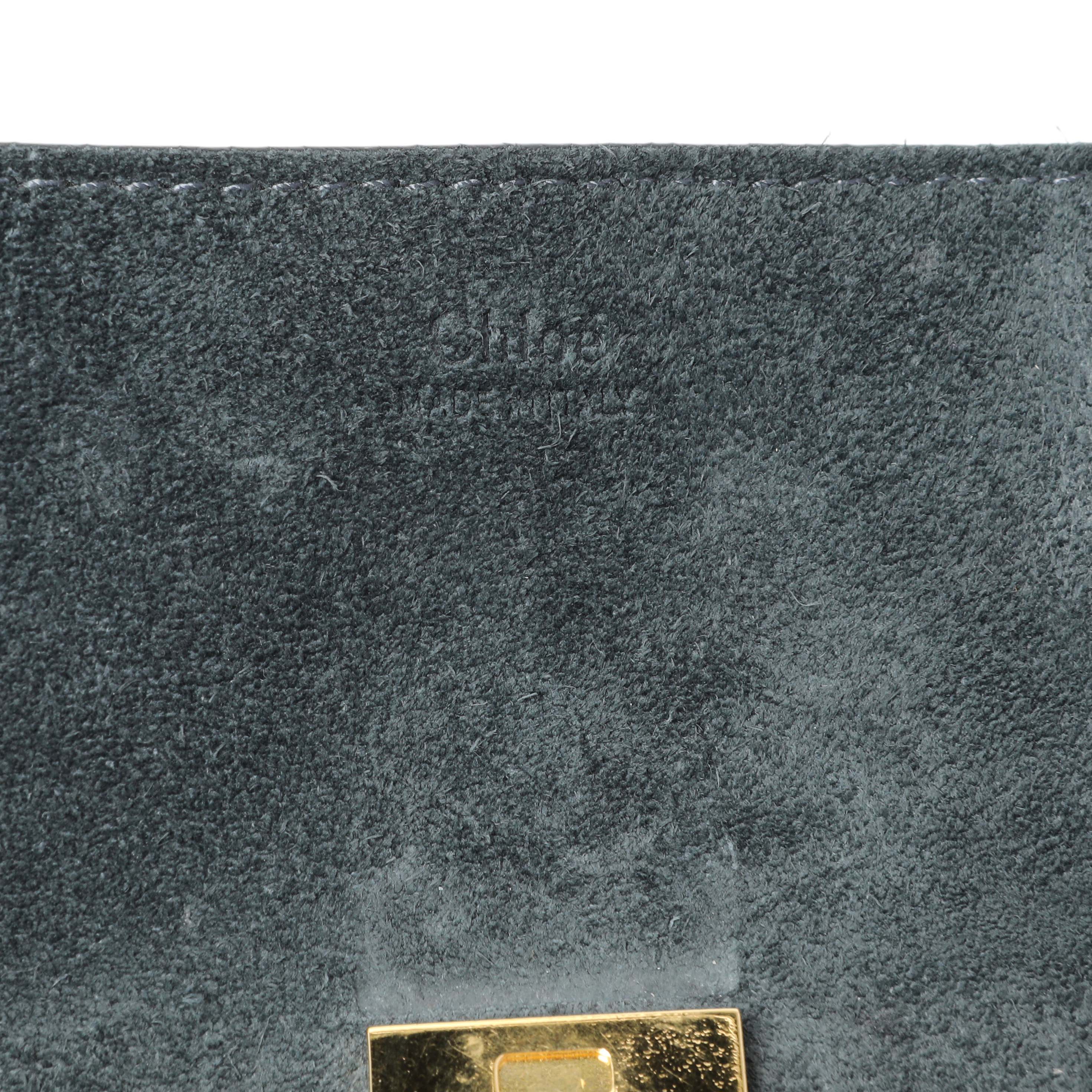 Chloe Suede Smooth Calfskin Drew Shoulder Bag - Image 5
