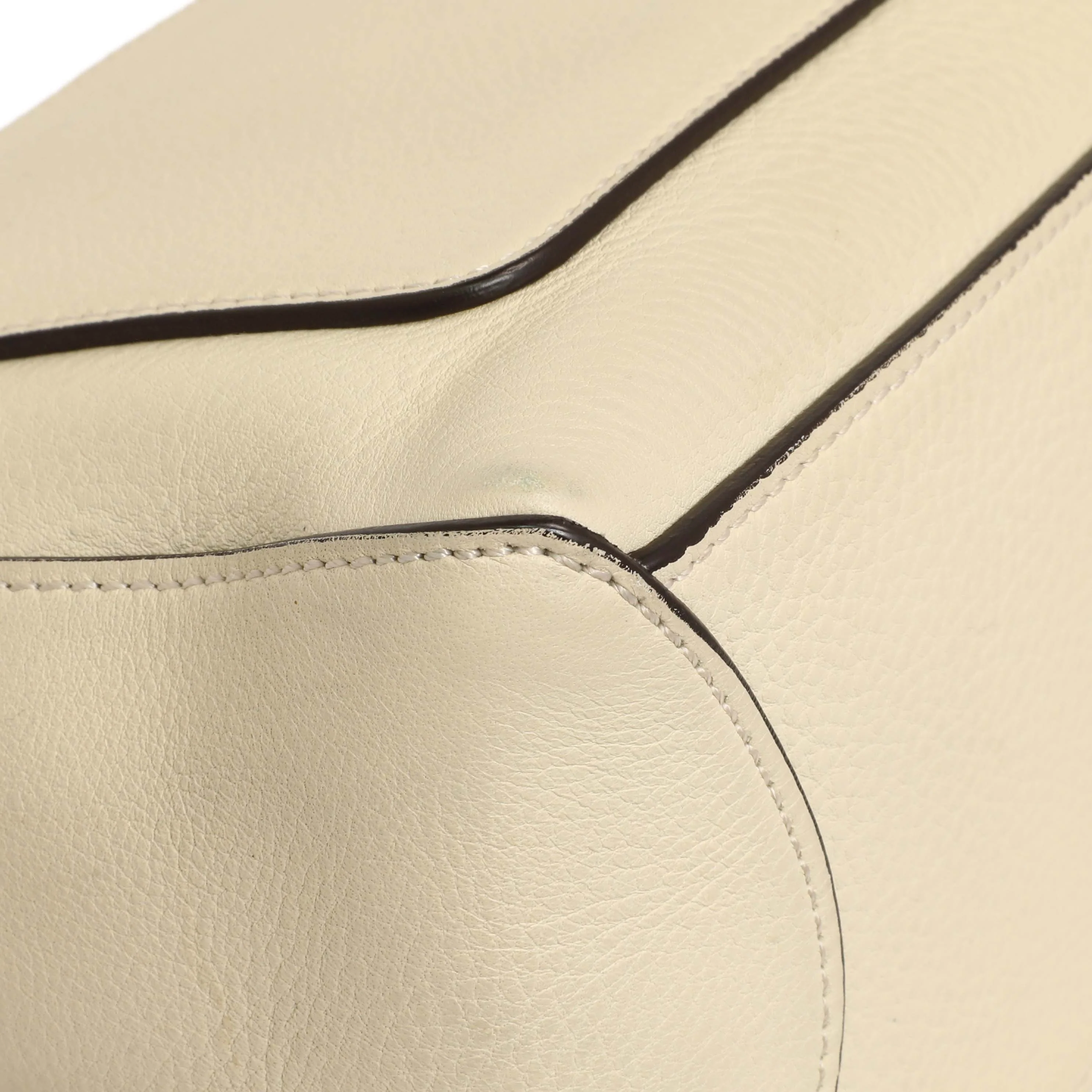 Chloe White Calfskin Small Faye Day Shoulder Bag - Image 6