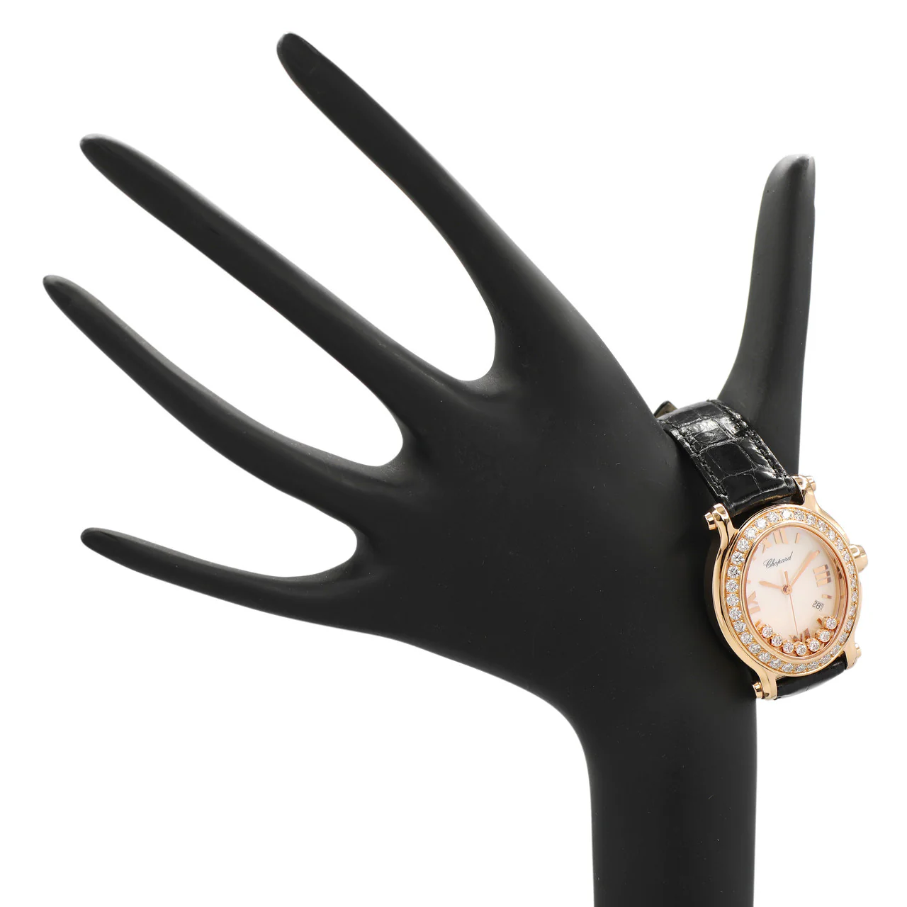 Chopard 18K Rose Gold Happy Sport Oval Quartz Ladies Watch 275350-5003 - Image 6