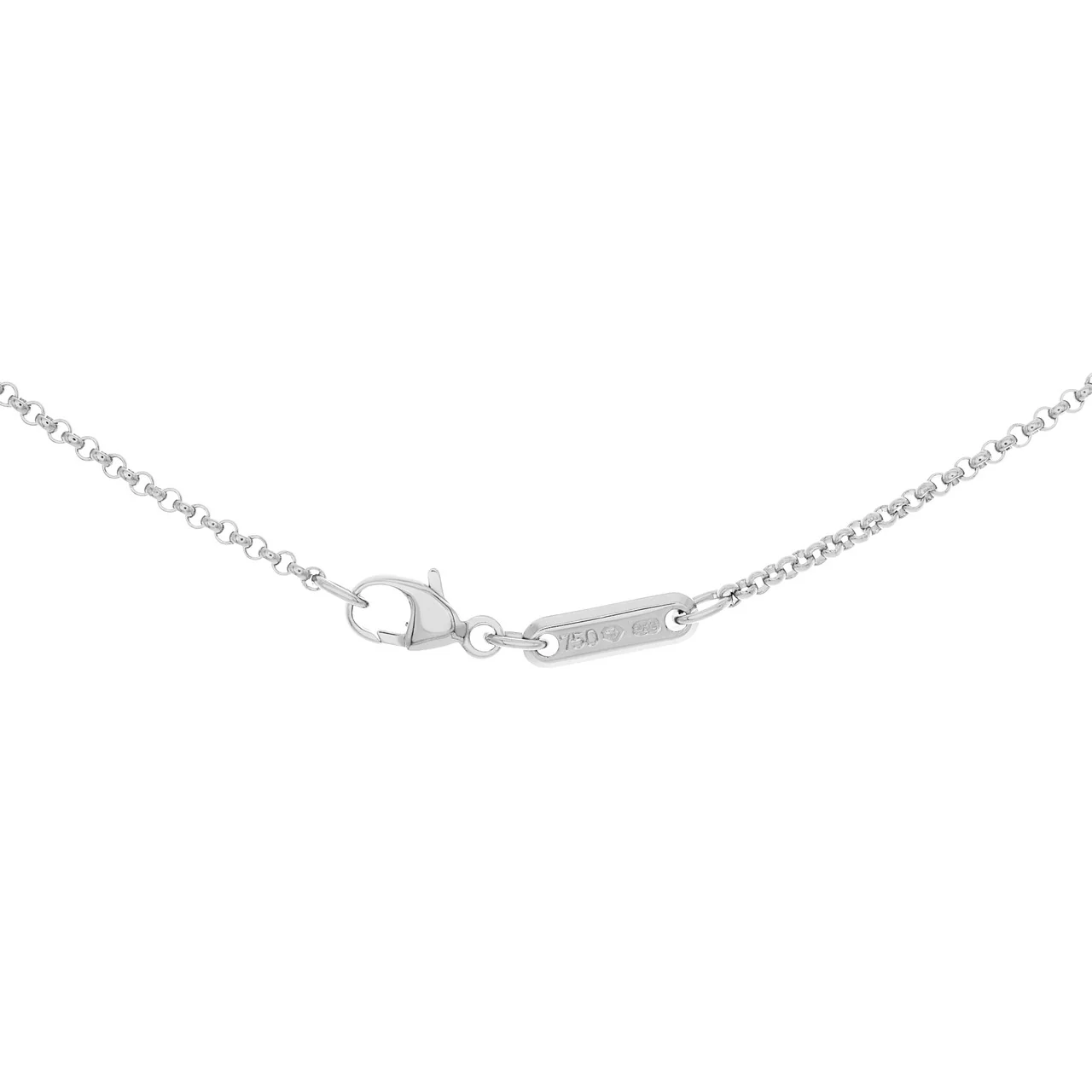 Chopard 18K White Gold Diamond Very Chopard Pendant - Image 4