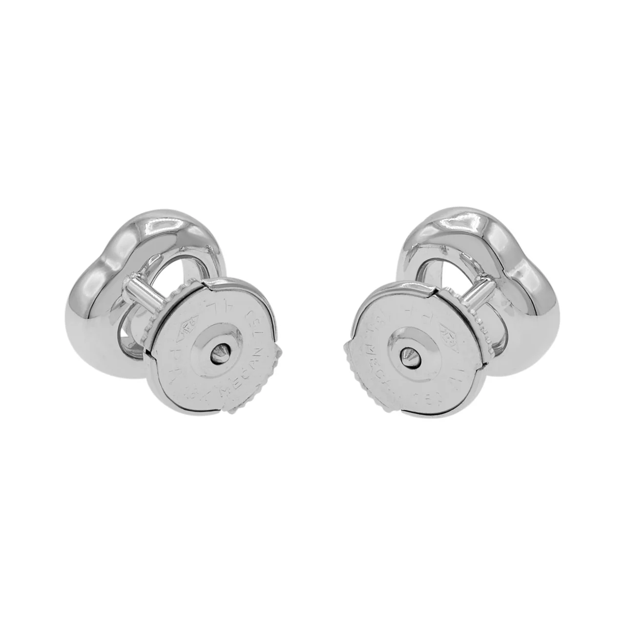 Chopard 18K White Gold Happy Diamonds Icon Earrings - Image 2