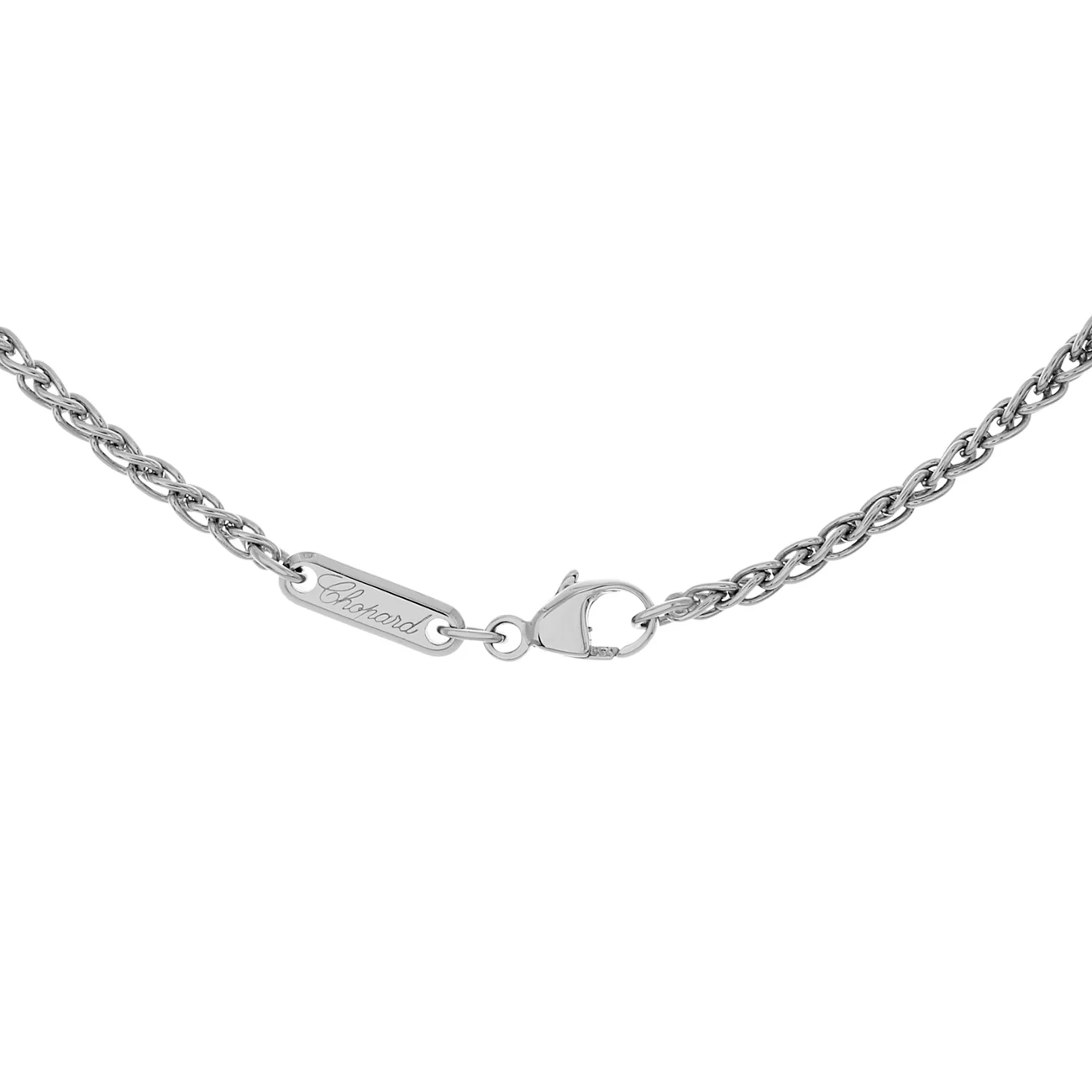 Chopard 18K White Gold Happy Diamonds Icons Pendant Necklace - Image 3