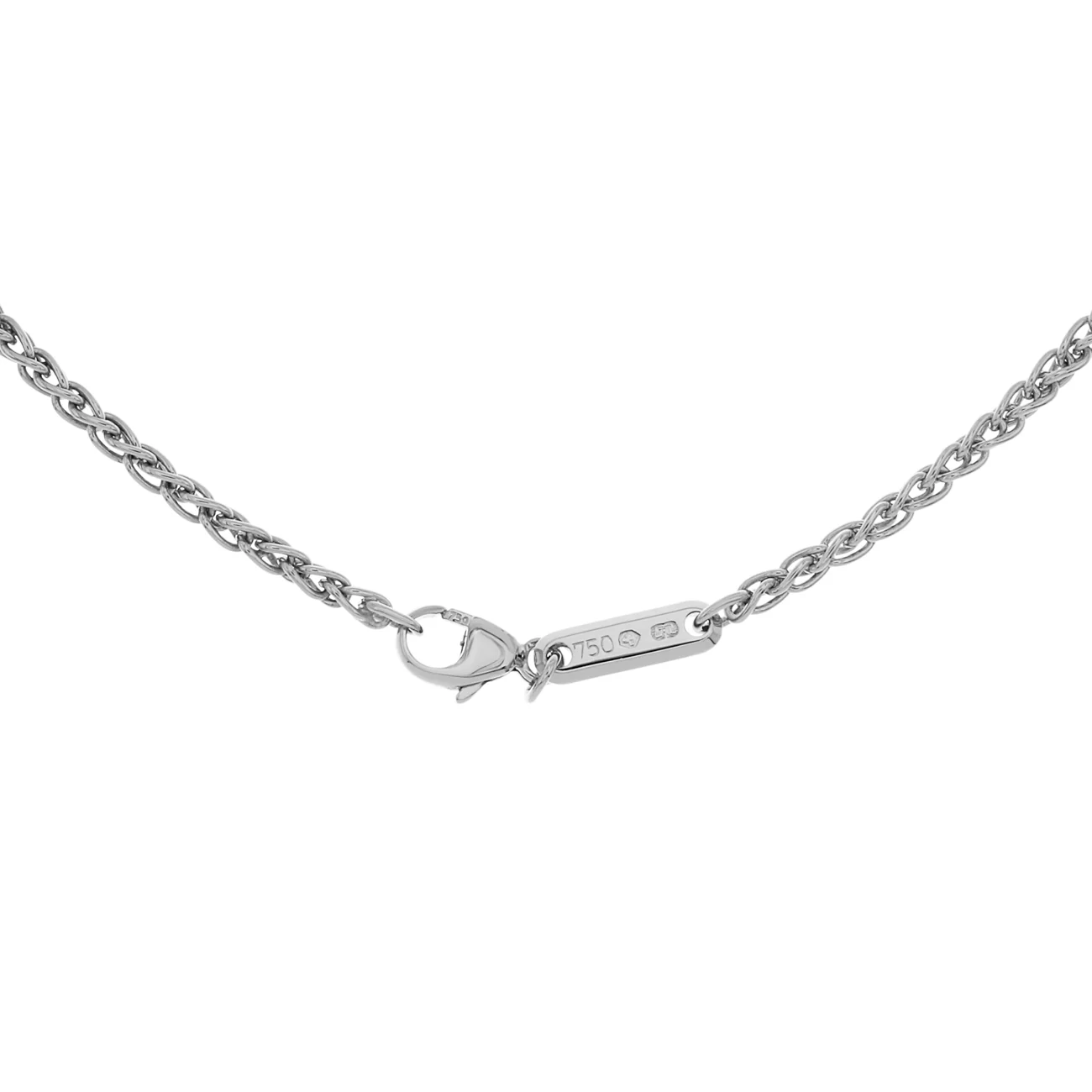 Chopard 18K White Gold Happy Diamonds Icons Pendant Necklace - Image 4