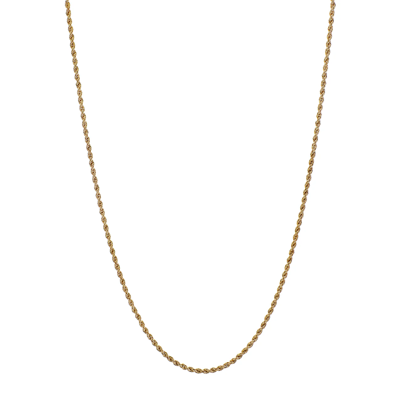 Chopard 18K Yellow Gold Rope Necklace