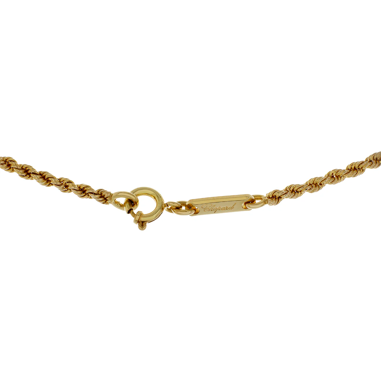 Chopard 18K Yellow Gold Rope Necklace - Image 2