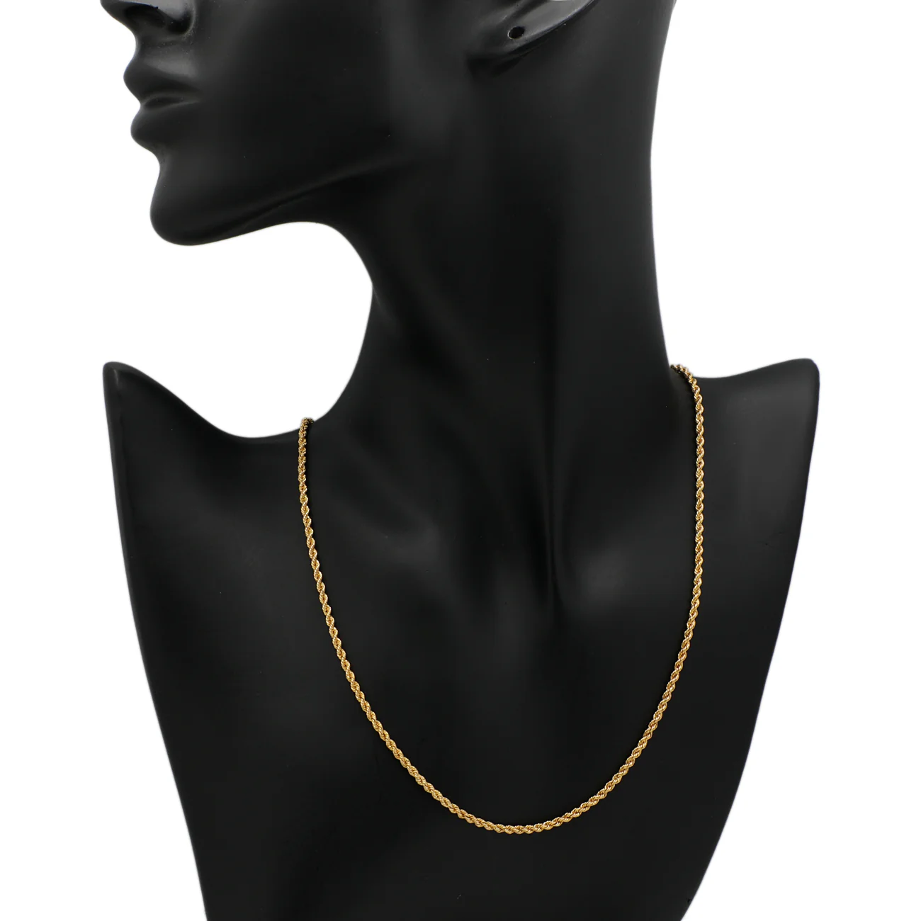 Chopard 18K Yellow Gold Rope Necklace - Image 4