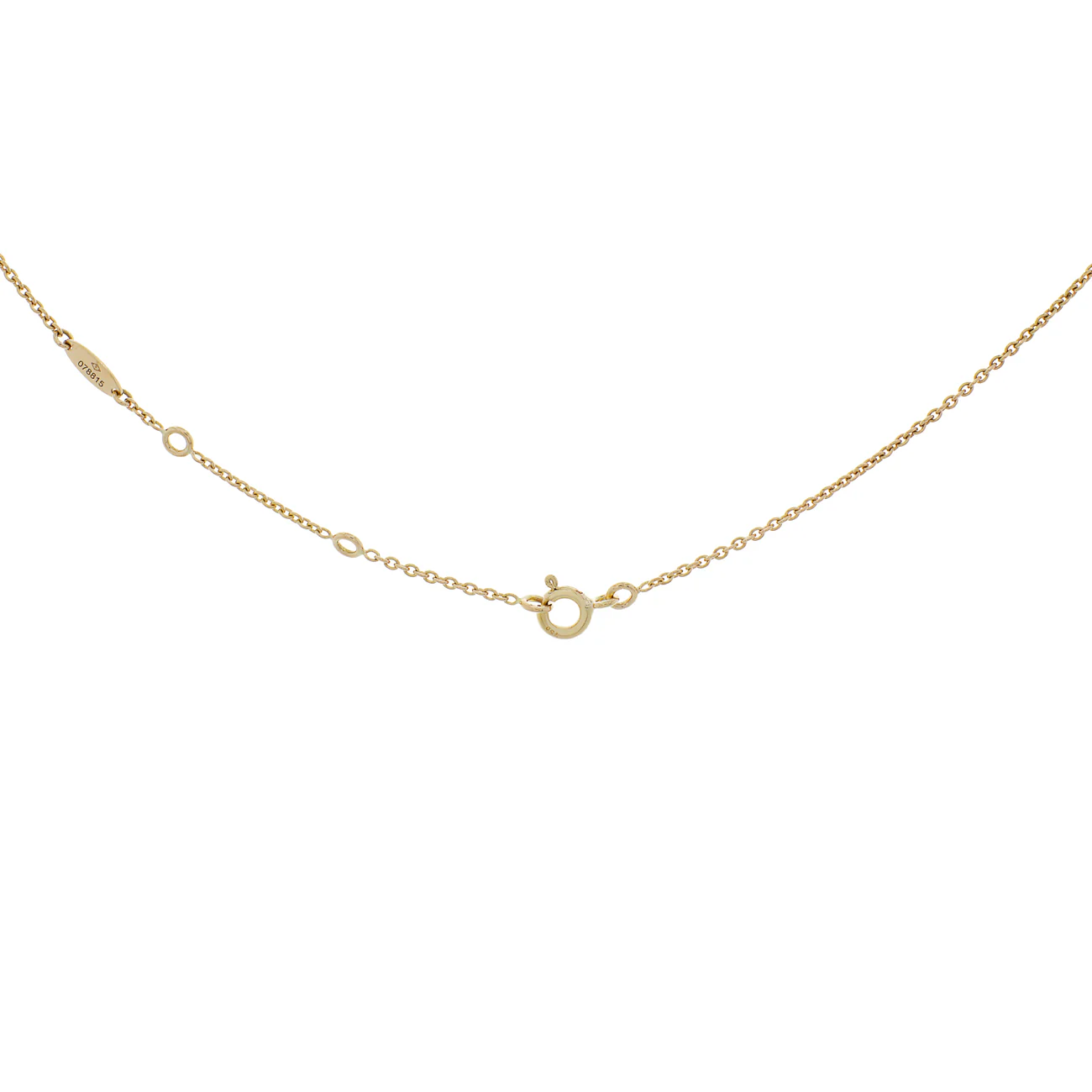 Christian Dior 18K Yellow Gold Diamond Mother of Pearl Rose des Vents Necklace - Image 4