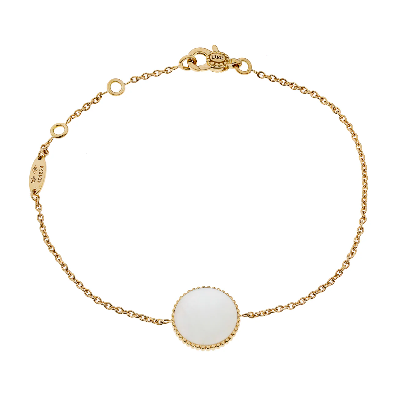 Christian Dior 18K Yellow Gold Rose des Vents Bracelet - Image 2
