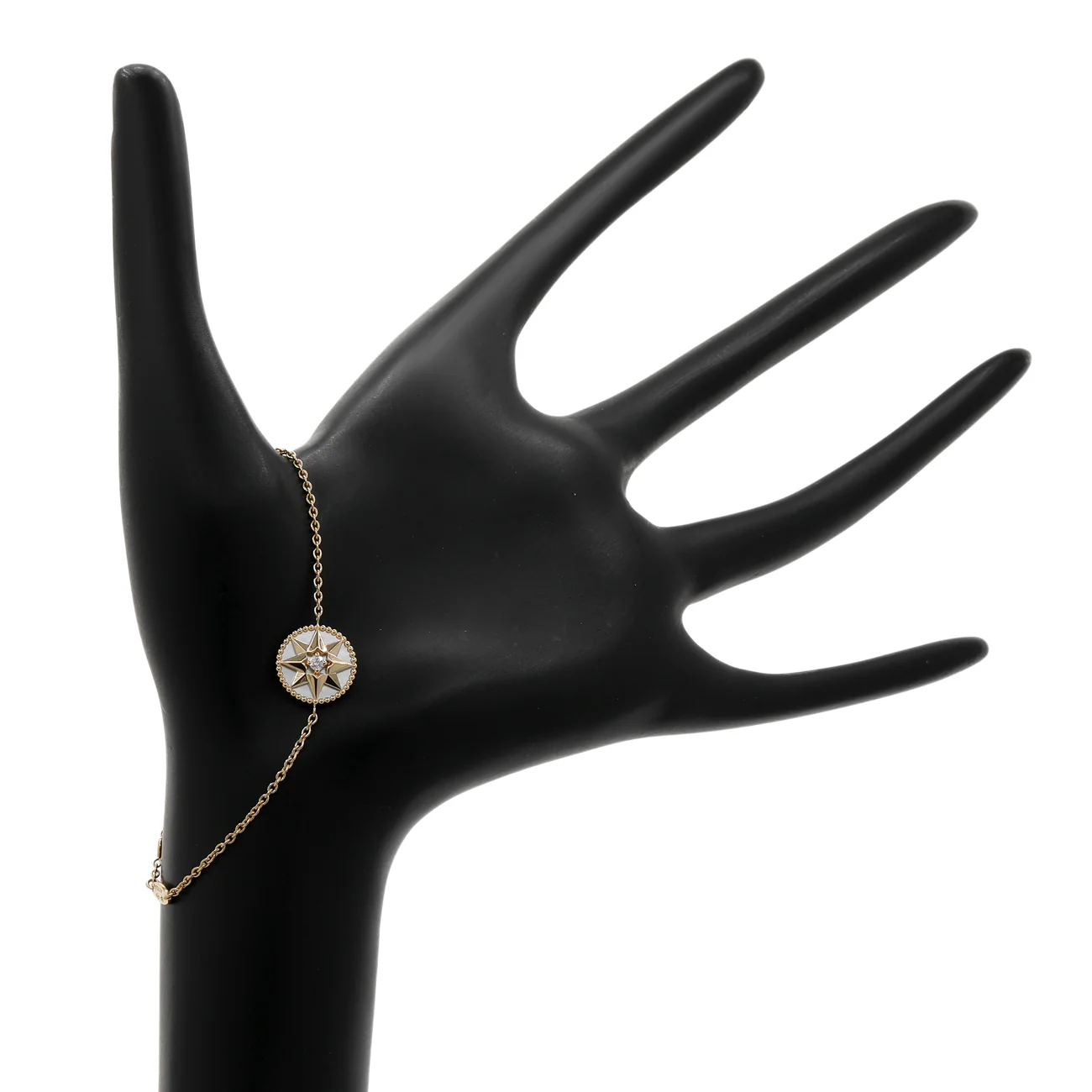 Christian Dior 18K Yellow Gold Rose des Vents Bracelet - Image 3