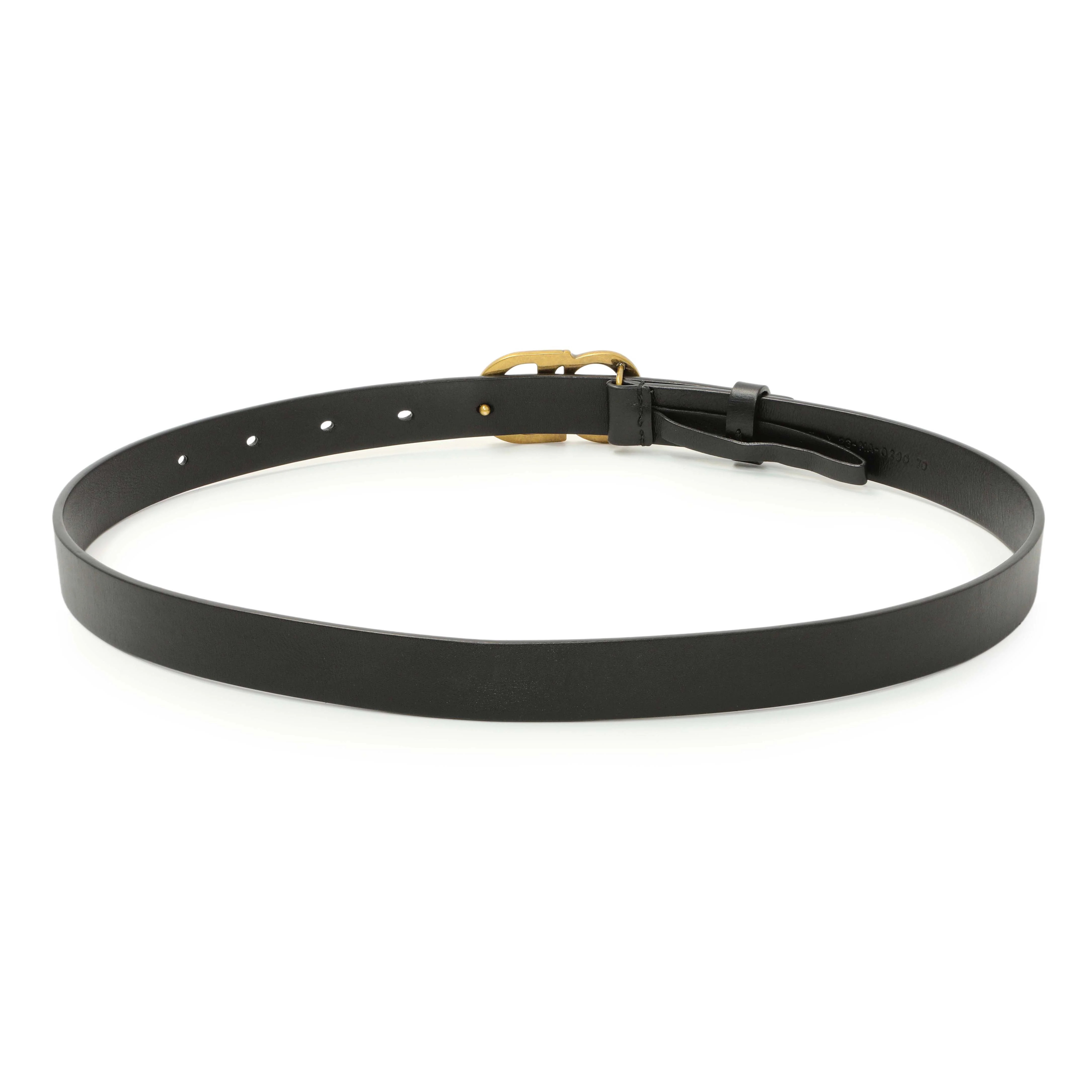 Christian Dior Black Calfskin 20mm Saddle Belt - Image 2