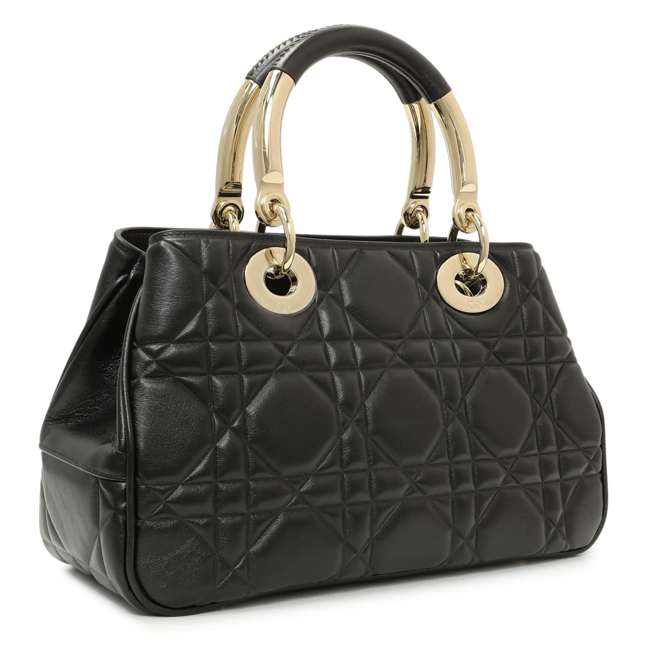 Christian Dior Black Calfskin Cannage Medium The Lady 95.22 - Image 2