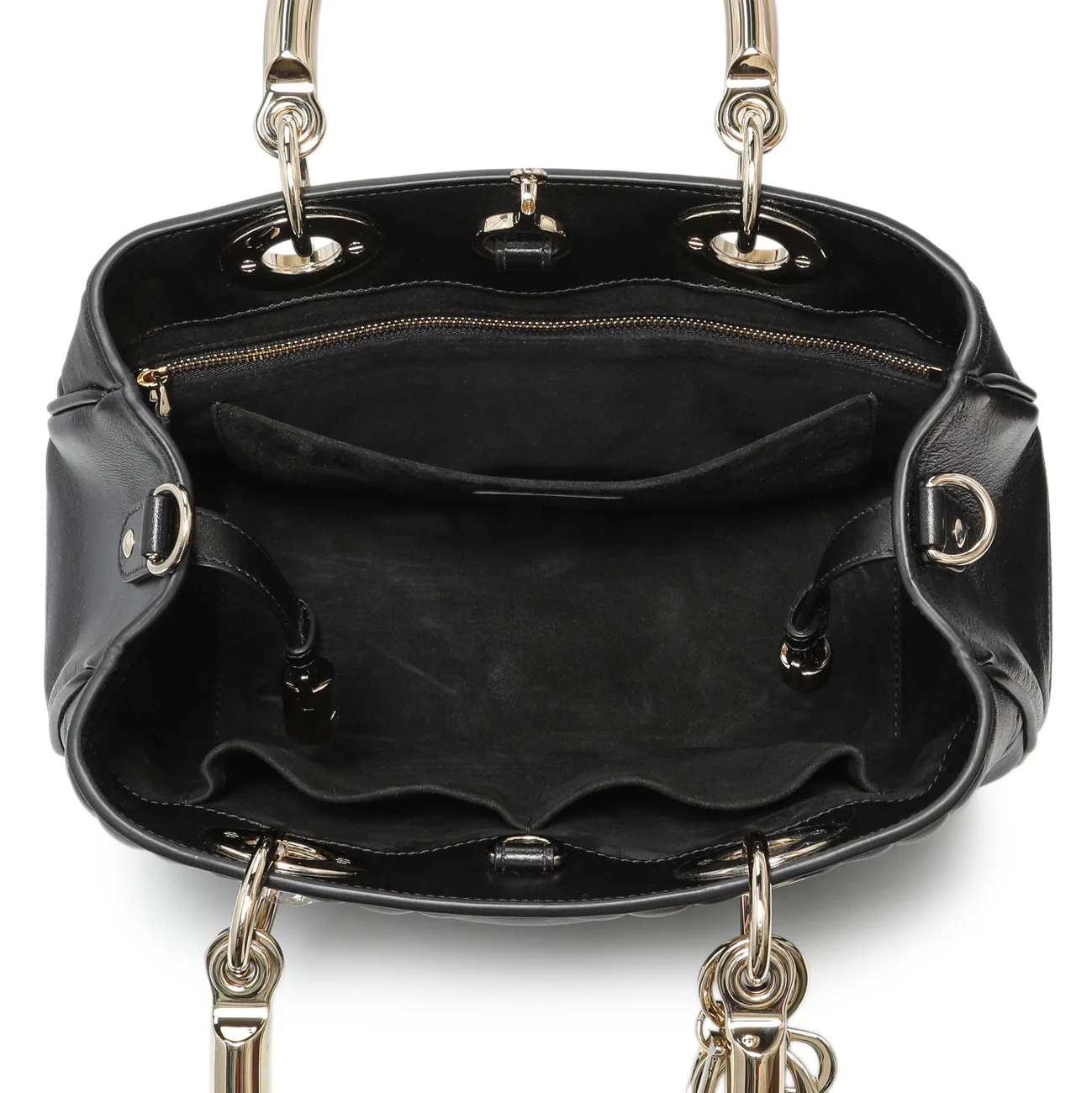 Christian Dior Black Calfskin Cannage Medium The Lady 95.22 - Image 4