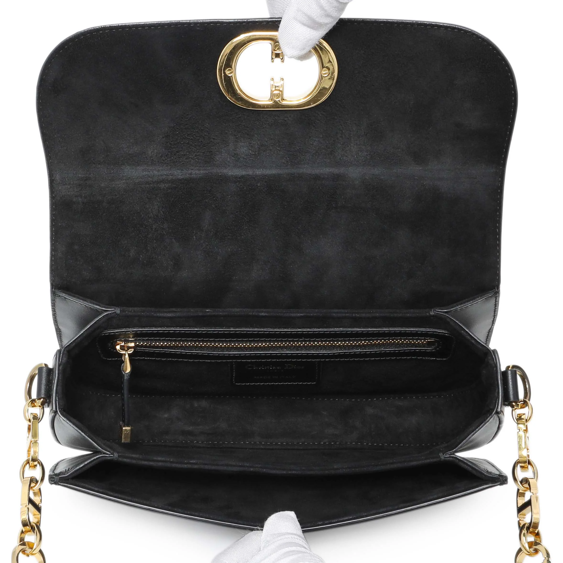 Christian Dior Black Calfskin Montaigne Avenue - Image 4