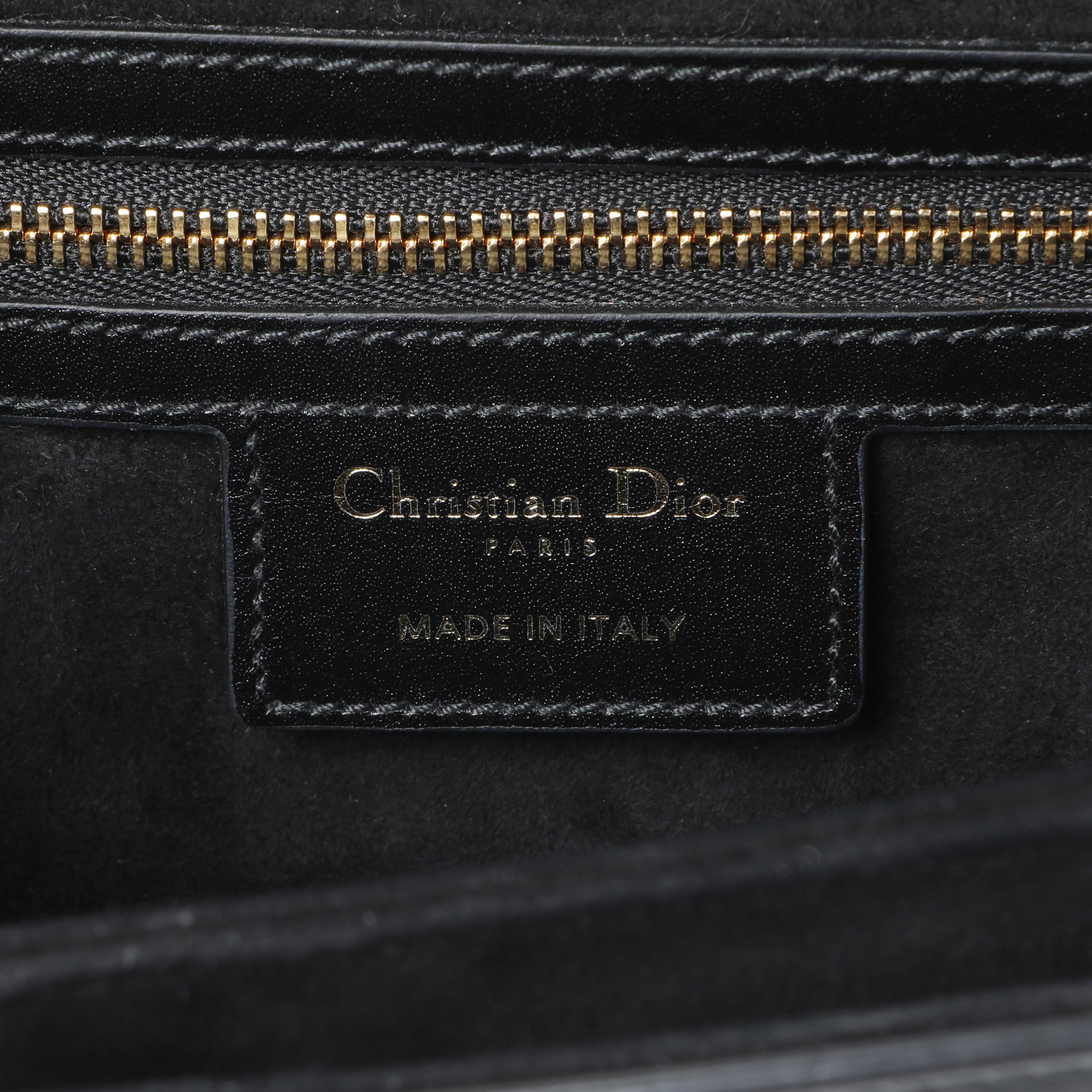 Christian Dior Black Calfskin Montaigne Avenue - Image 5