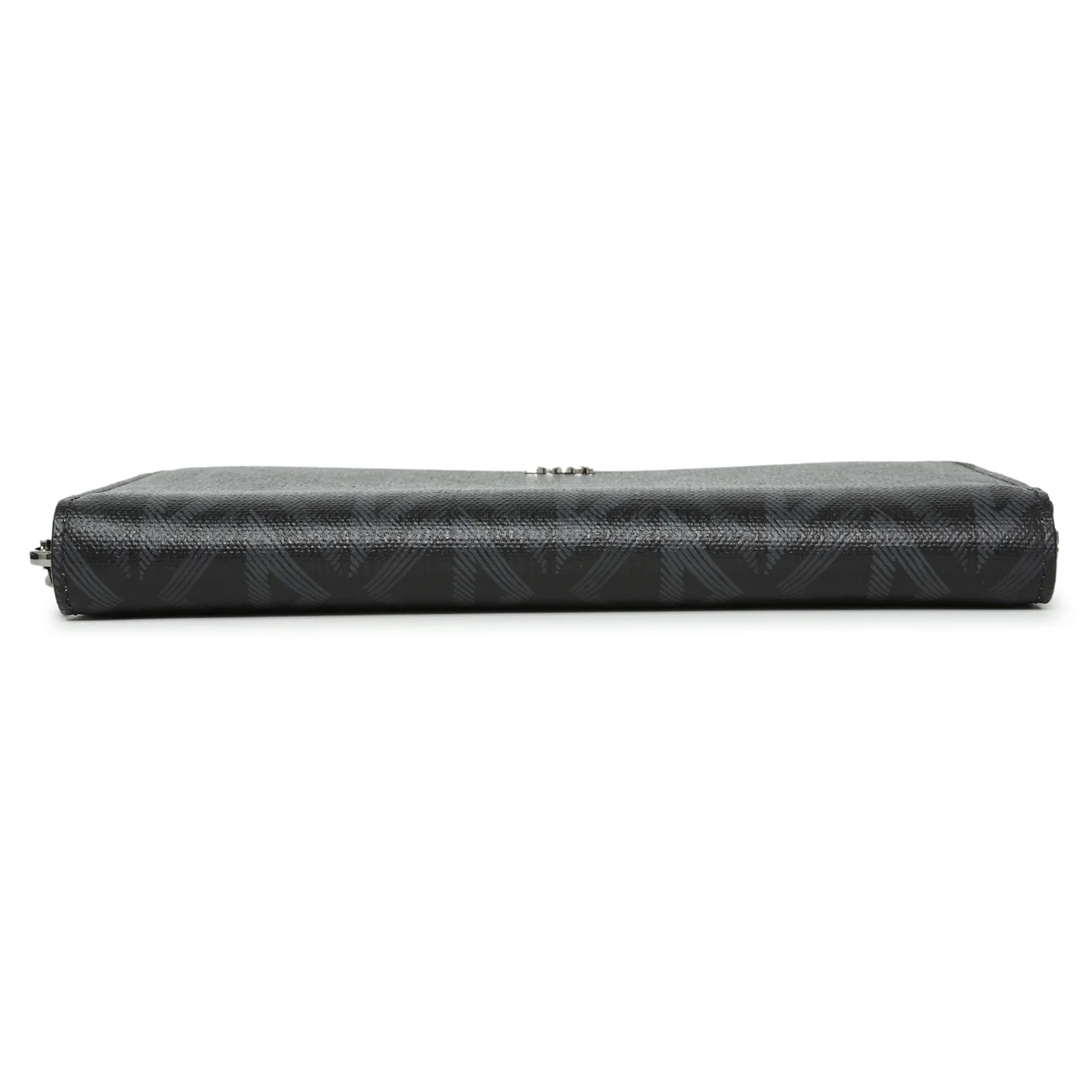 Christian Dior Black CD Diamond Canvas Zipped Long Wallet - Image 3
