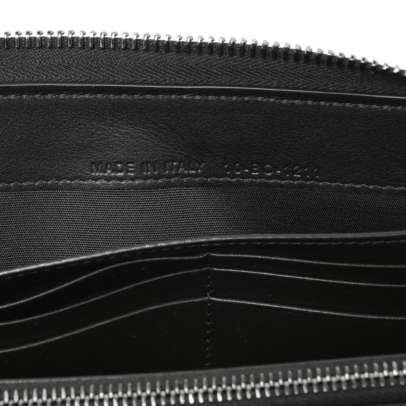 Christian Dior Black CD Diamond Canvas Zipped Long Wallet - Image 6