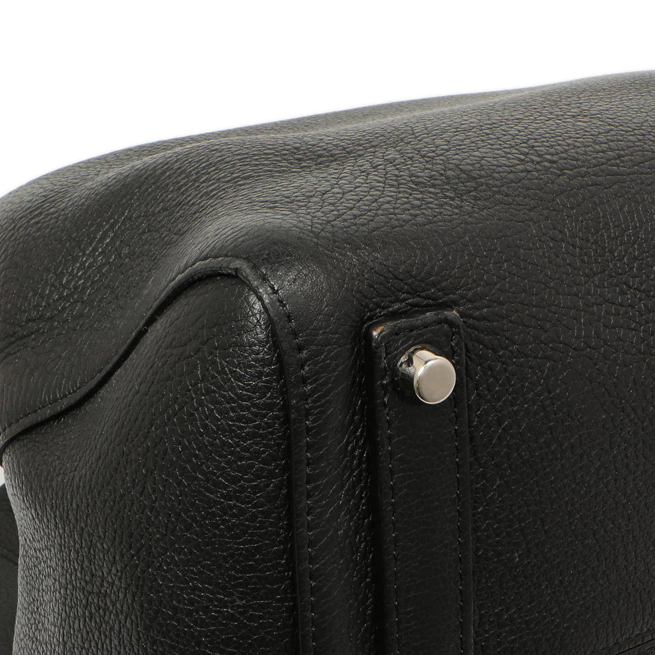 Christian Dior Black Grained Calfskin Large Open Bar Tote - Image 4