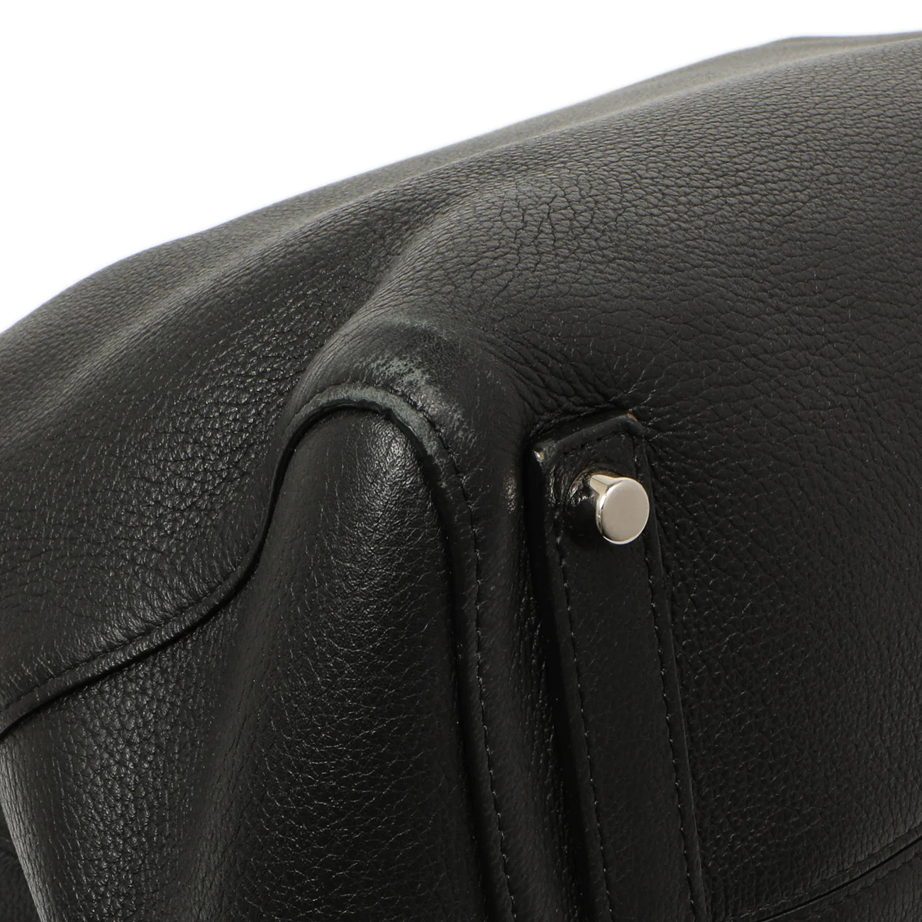 Christian Dior Black Grained Calfskin Large Open Bar Tote - Image 6