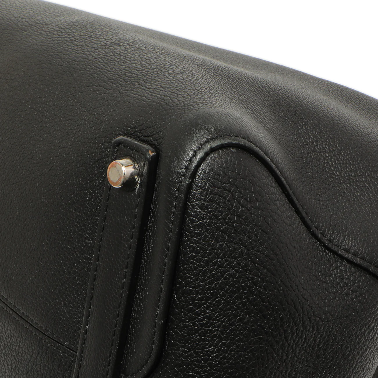 Christian Dior Black Grained Calfskin Large Open Bar Tote - Image 7