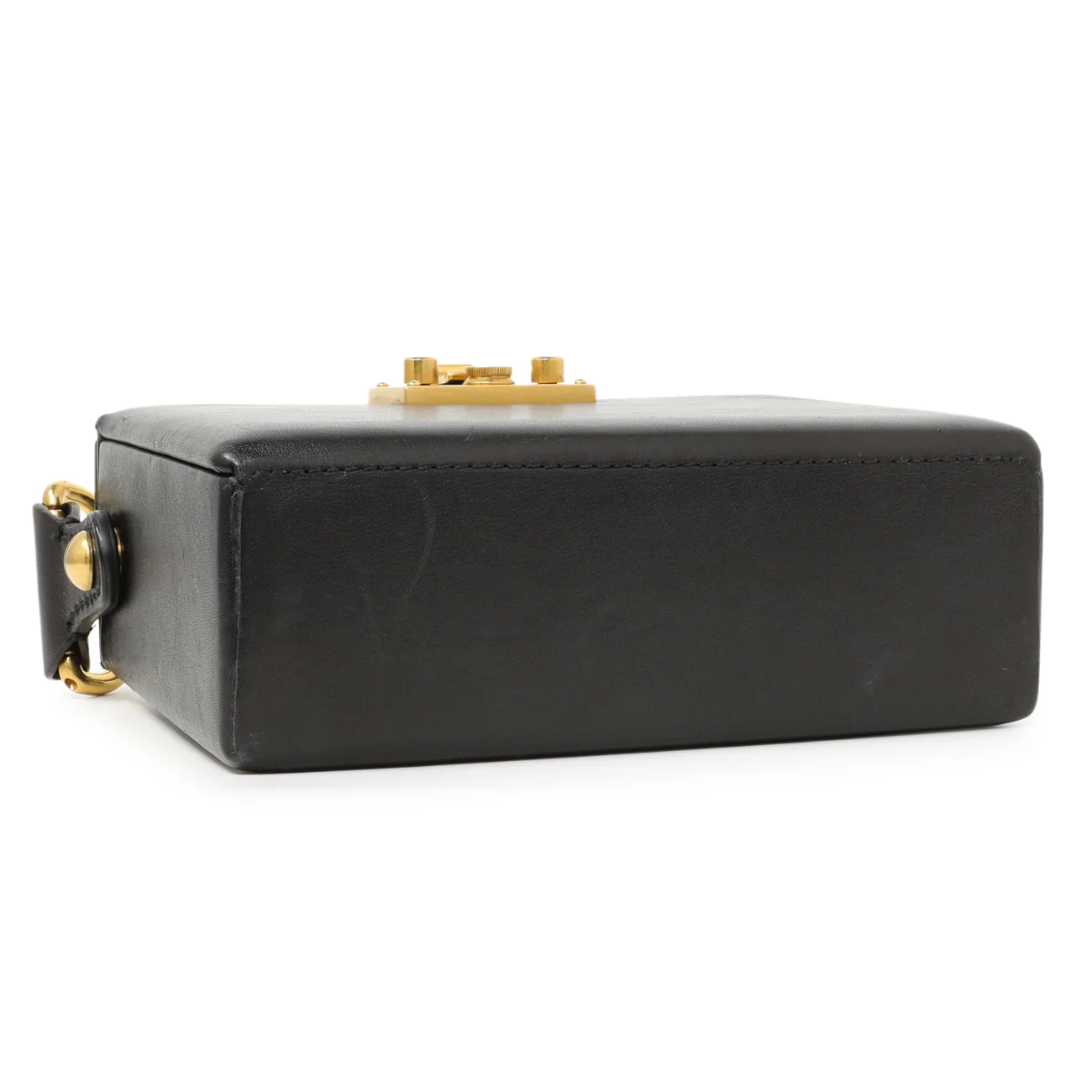 Christian Dior Black Lambskin Dioraddict Lockbox - Image 3
