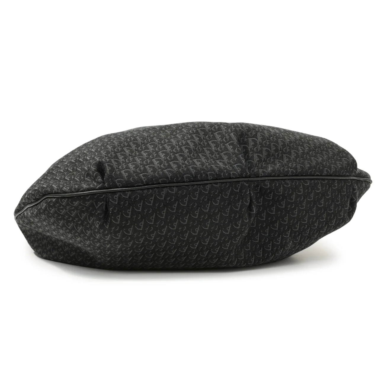 Christian Dior Black Monogram Buckle Hobo - Image 3