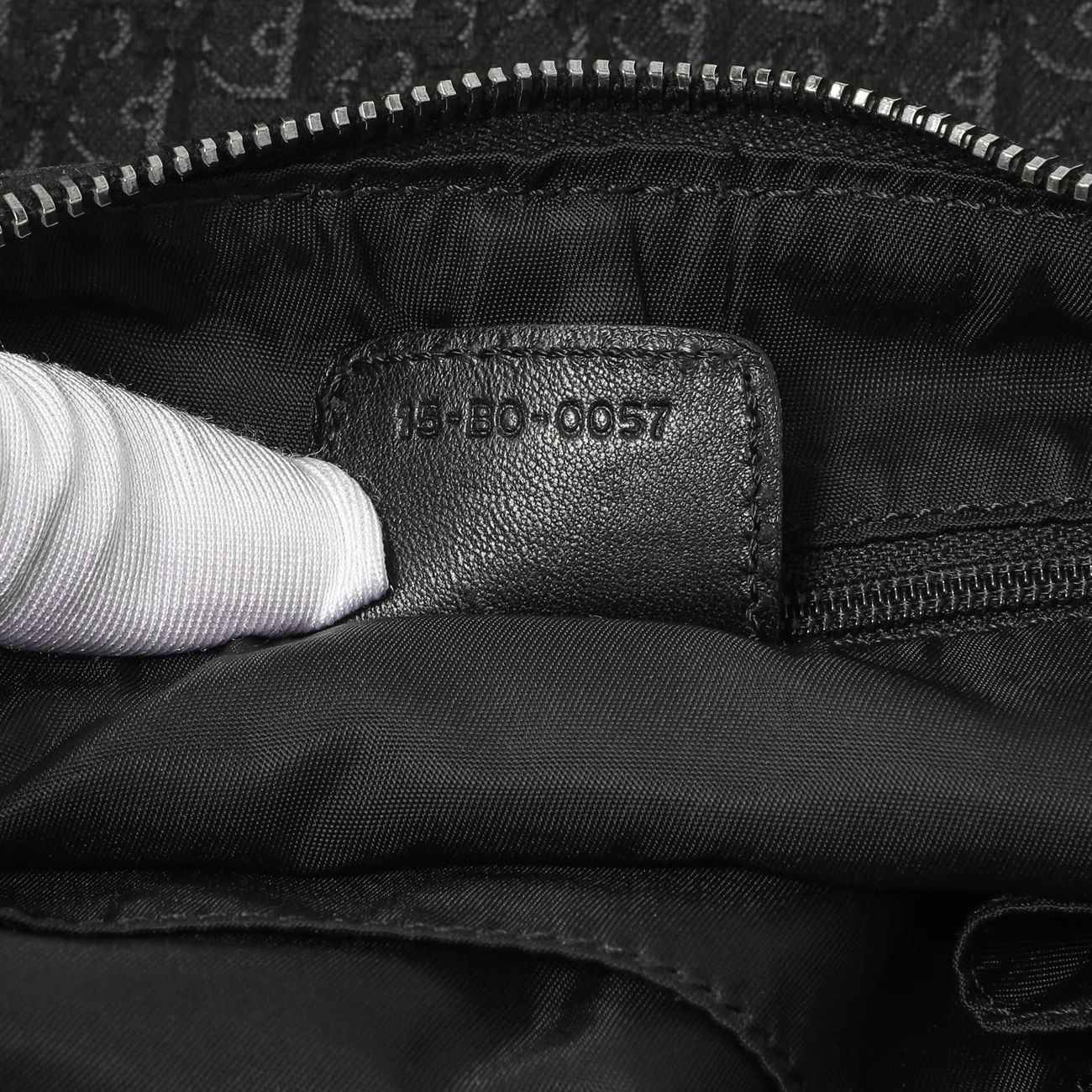 Christian Dior Black Monogram Buckle Hobo - Image 7