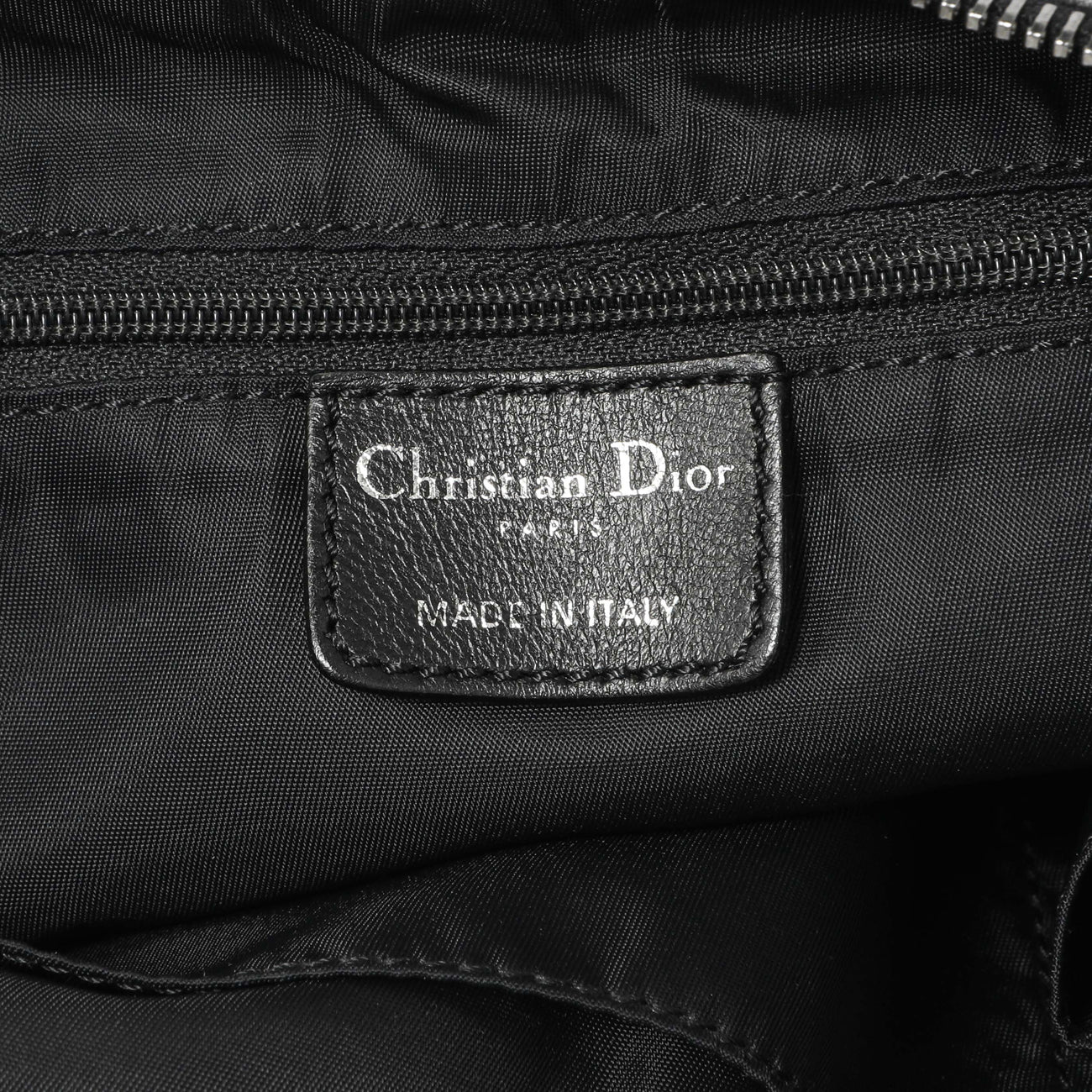 Christian Dior Black Monogram Buckle Hobo - Image 8