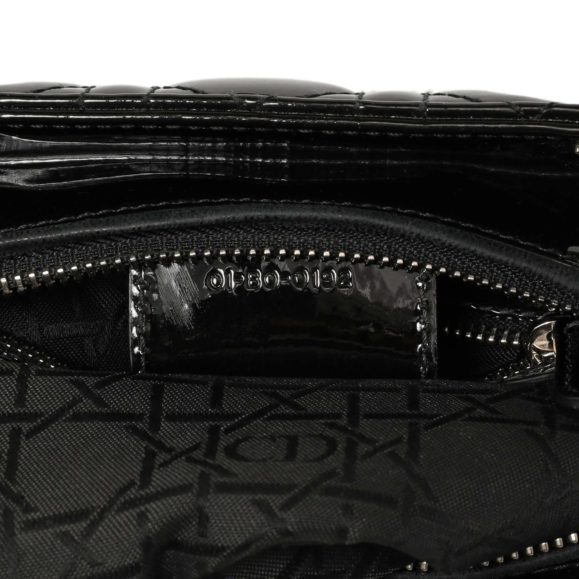 Christian Dior Black Patent Cannage Medium Lady Dior - Image 10