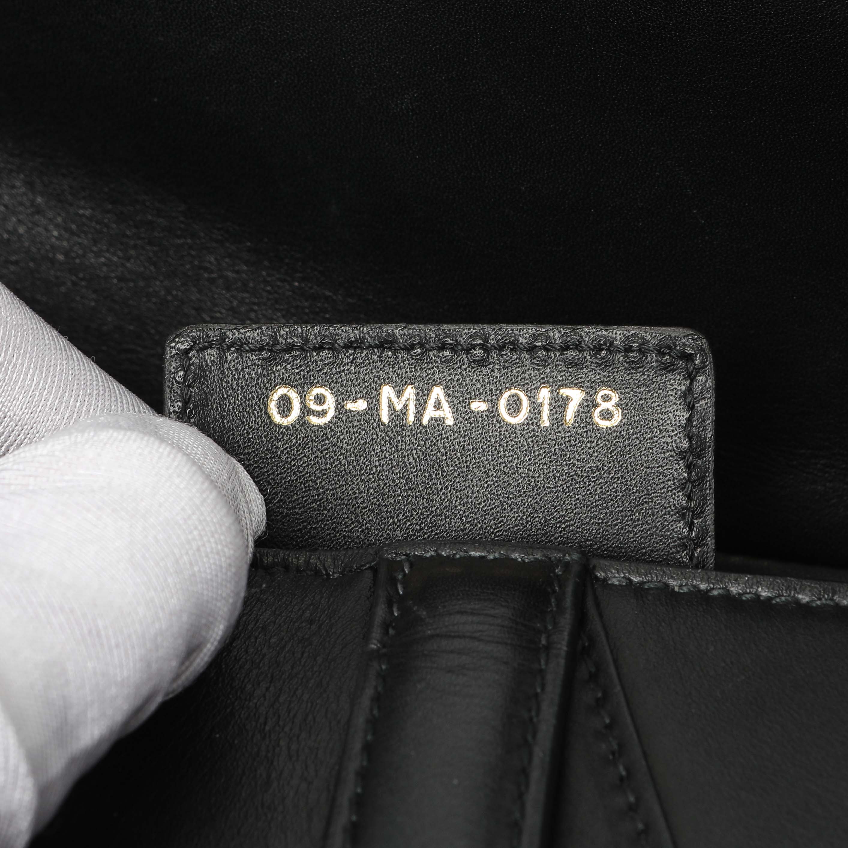 Christian Dior Black Smooth Calfskin Saddle Bag - Image 6