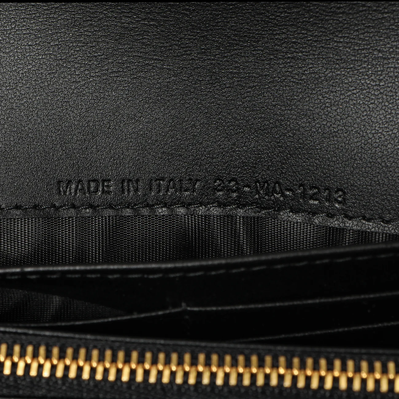 Christian Dior Black Supple Calfskin Cannage Caro Wallet - Image 6