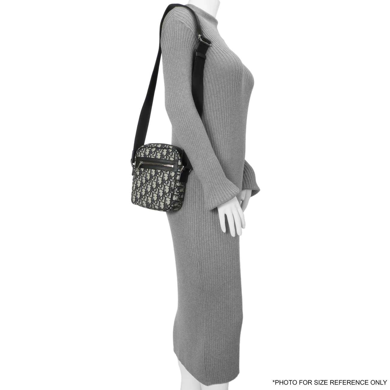 Christian Dior Blue Oblique Messenger Pouch - Image 8