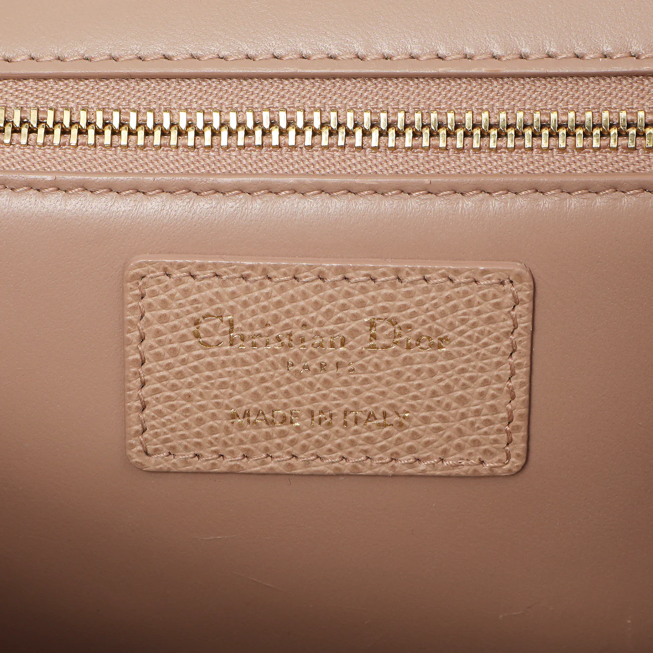 Christian Dior Blush Grained Calfskin 30 Montaigne Chain Flap Bag - Image 10