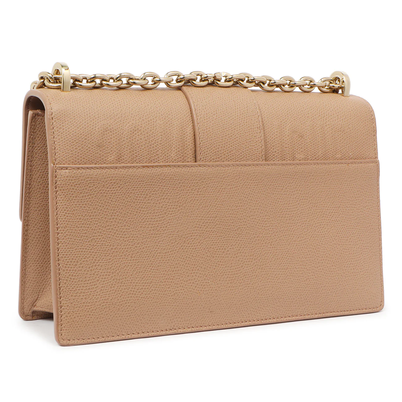 Christian Dior Blush Grained Calfskin 30 Montaigne Chain Flap Bag - Image 3