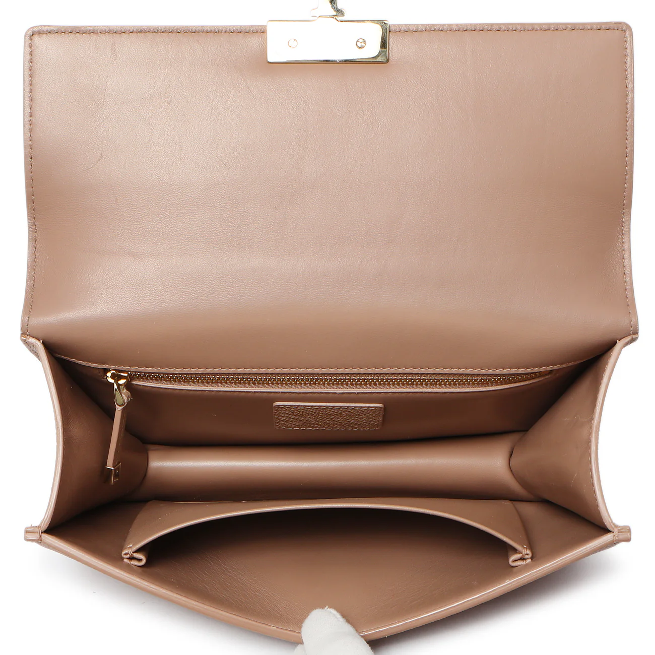 Christian Dior Blush Grained Calfskin 30 Montaigne Chain Flap Bag - Image 9