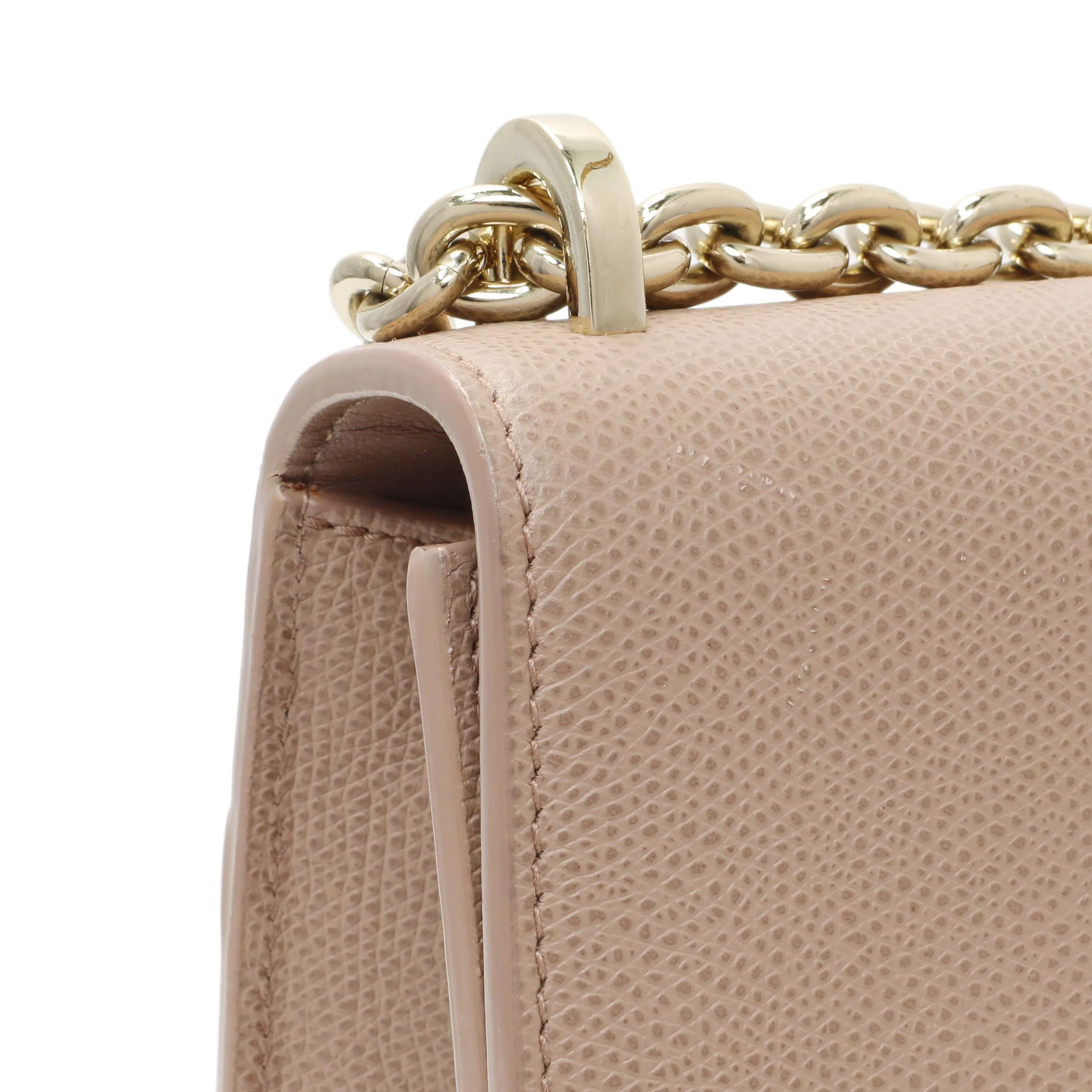 Christian Dior Blush Grained Calfskin 30 Montaigne Chain Flap Bag - Image 11