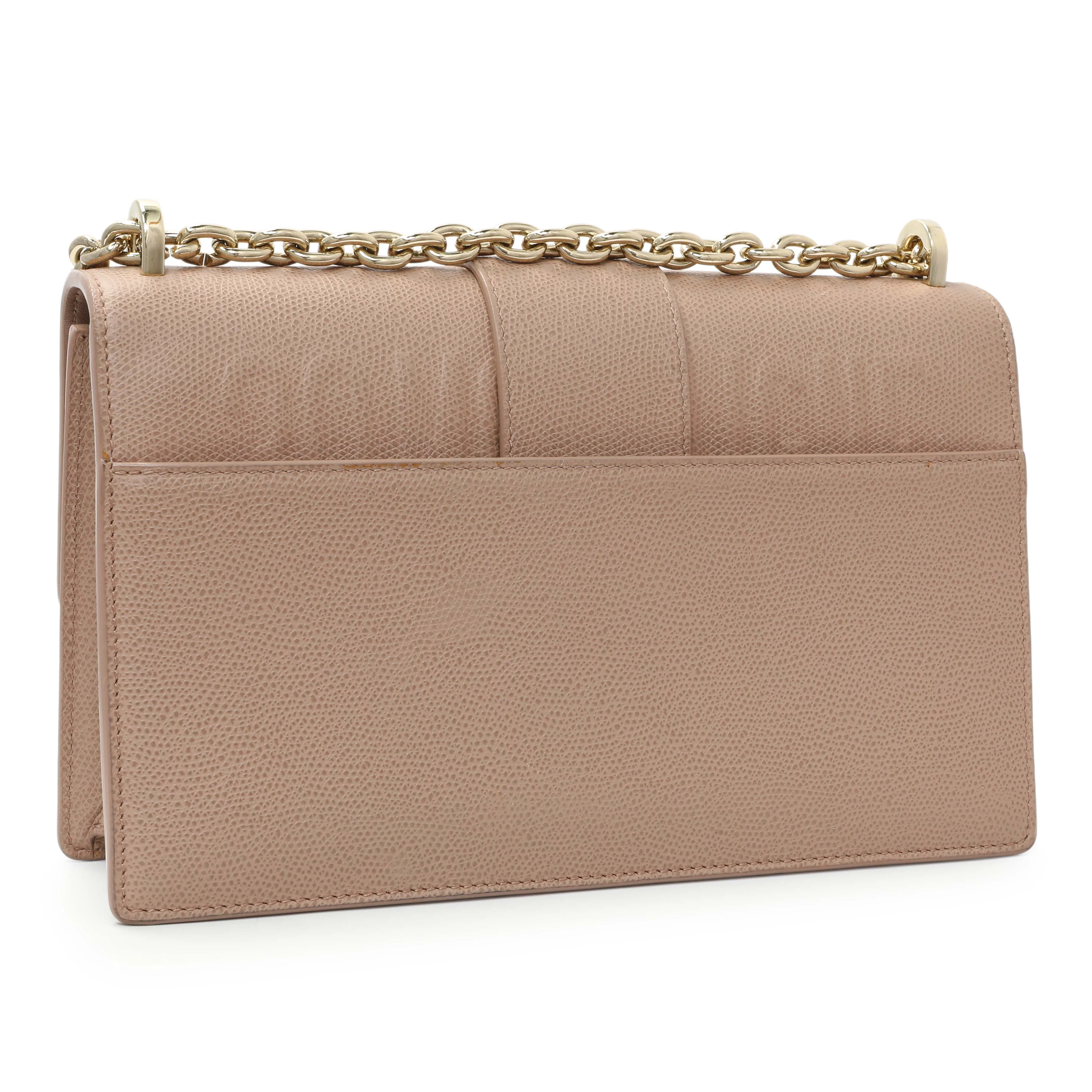 Christian Dior Blush Grained Calfskin 30 Montaigne Chain Flap Bag - Image 2