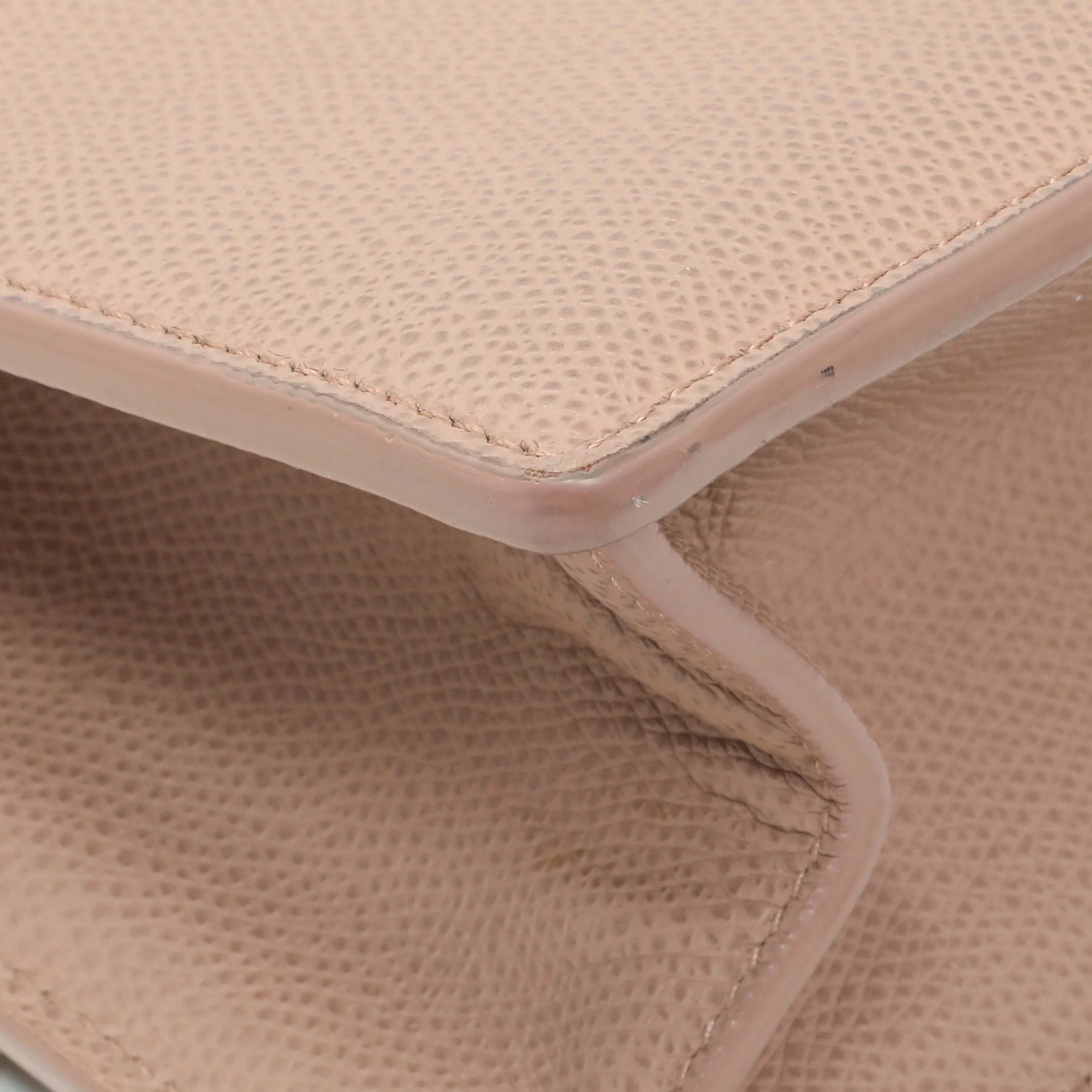 Christian Dior Blush Grained Calfskin 30 Montaigne Chain Flap Bag - Image 6
